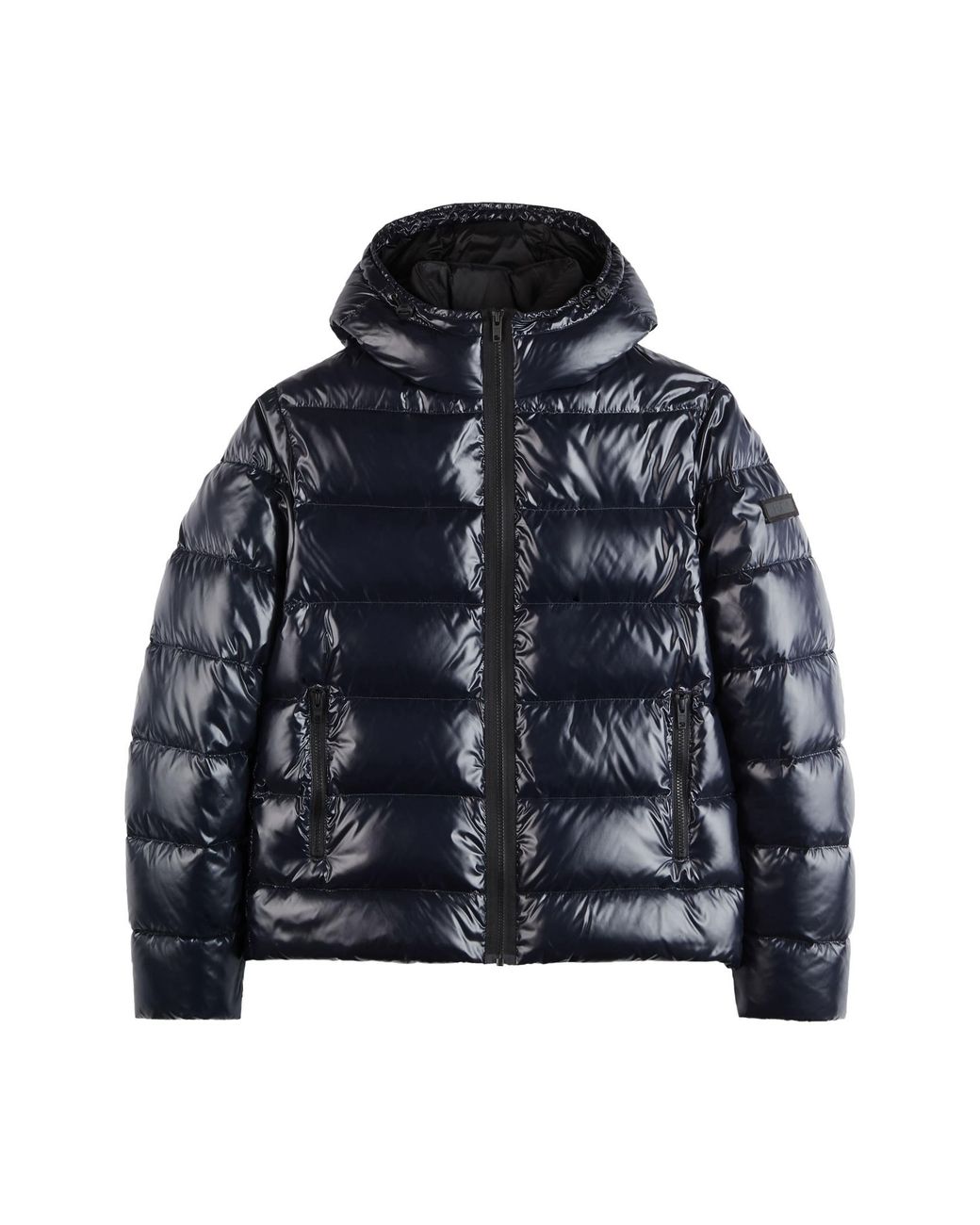 Fay Blue Logo-Pacth Jacket for men
