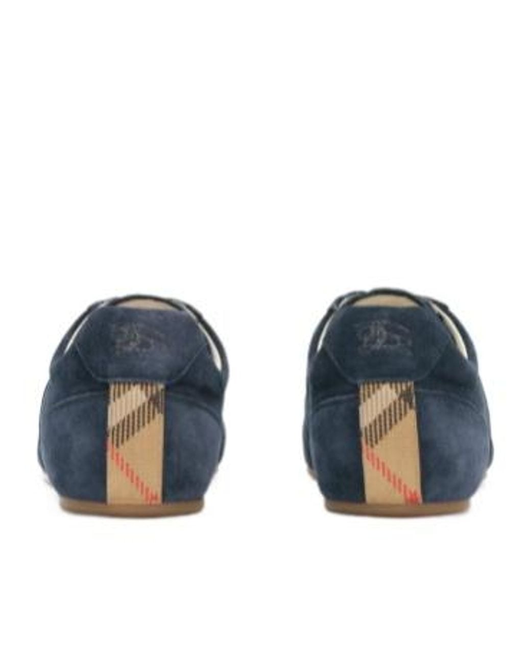 Burberry Blue Suede Knight Runner Sneakers for men