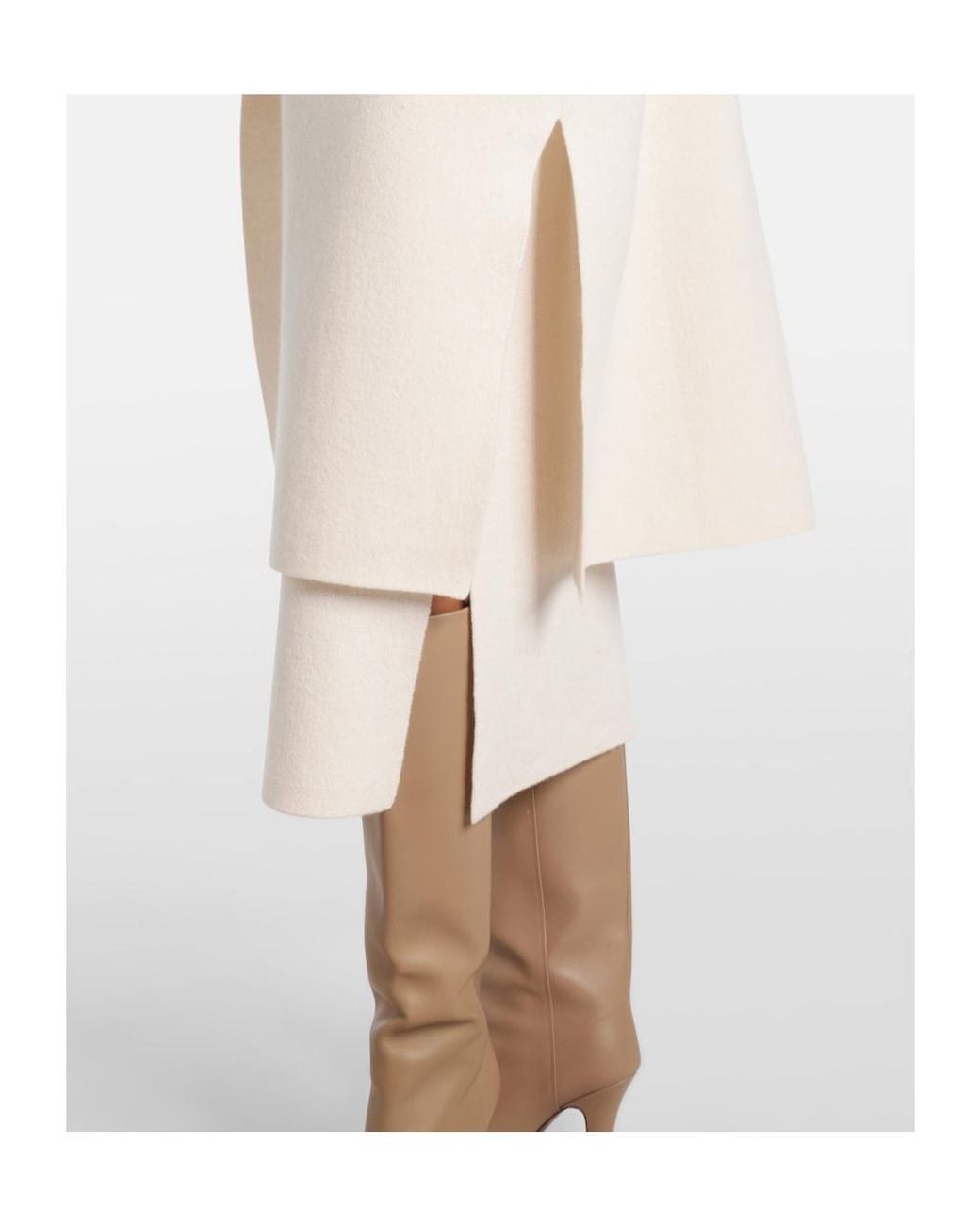 Jardin Des Orangers White Wool And Cashmere Cardigan