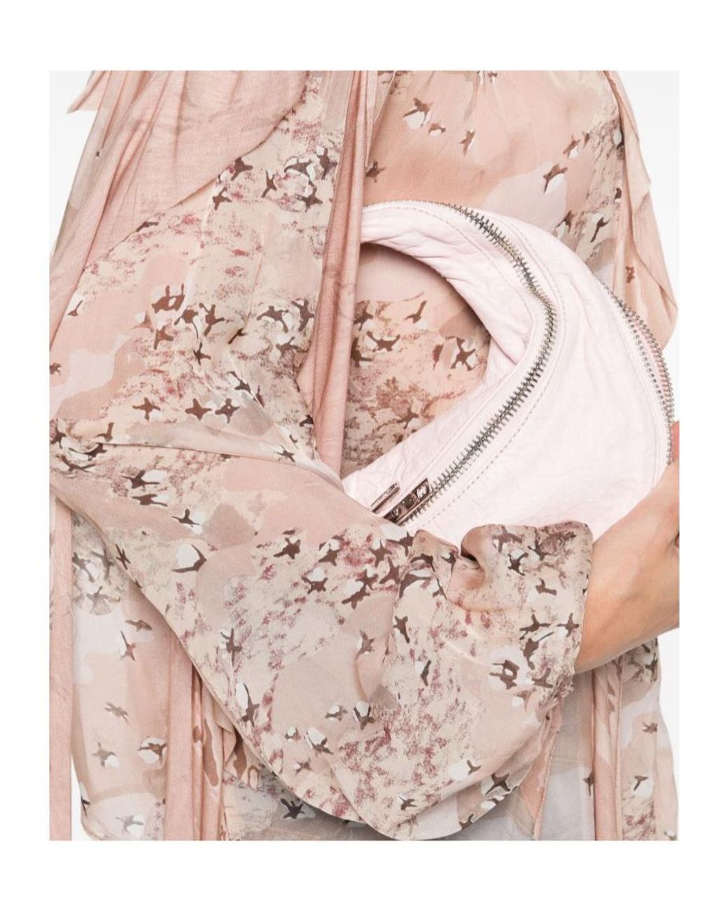 DIESEL Pink C-Lassy-R1 Ruffled Blouse
