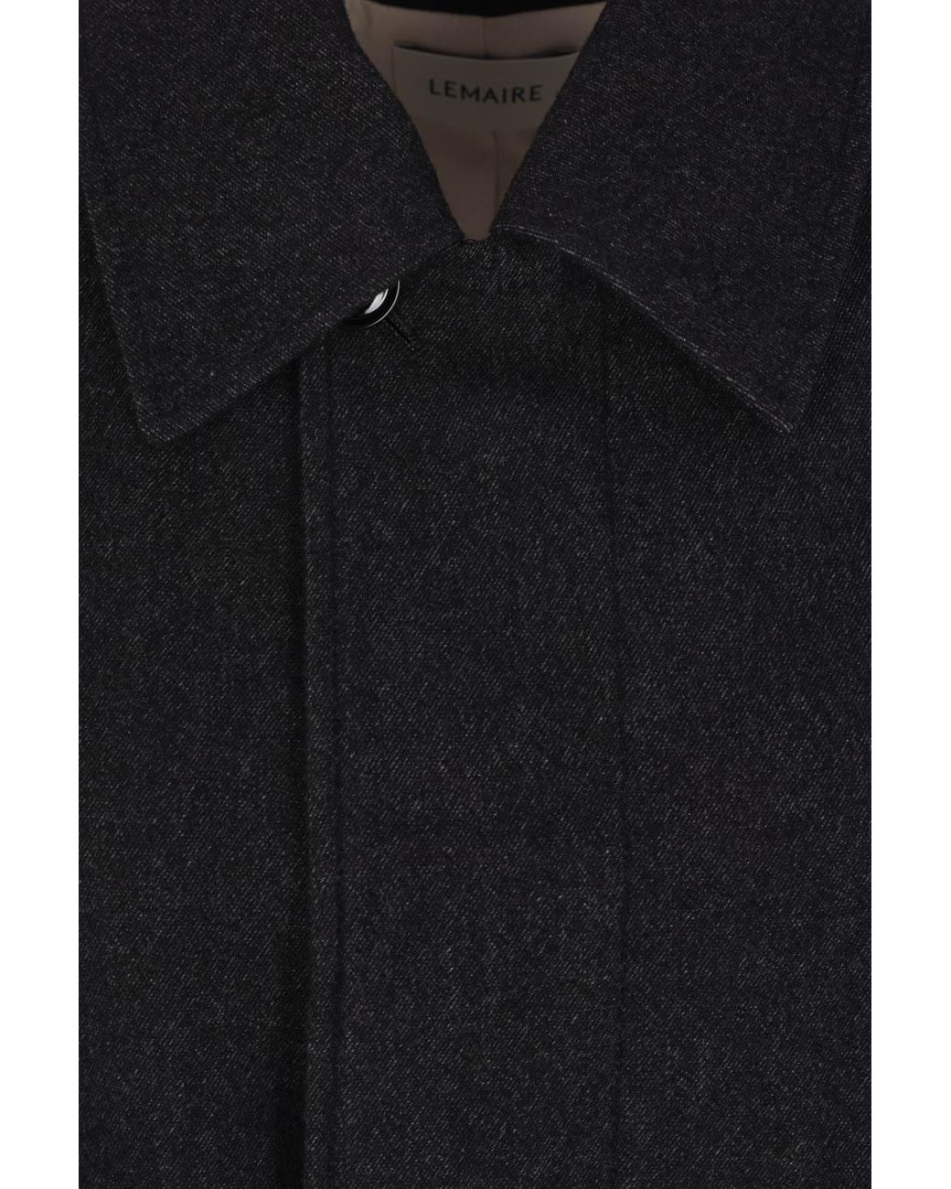 Lemaire Black Raglan-Sleeve Belted Jacket