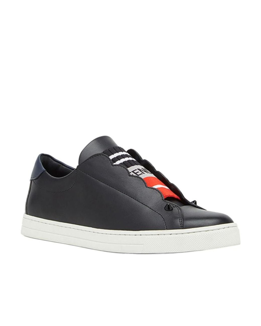 Fendi Blue Logo Casual Sneakers