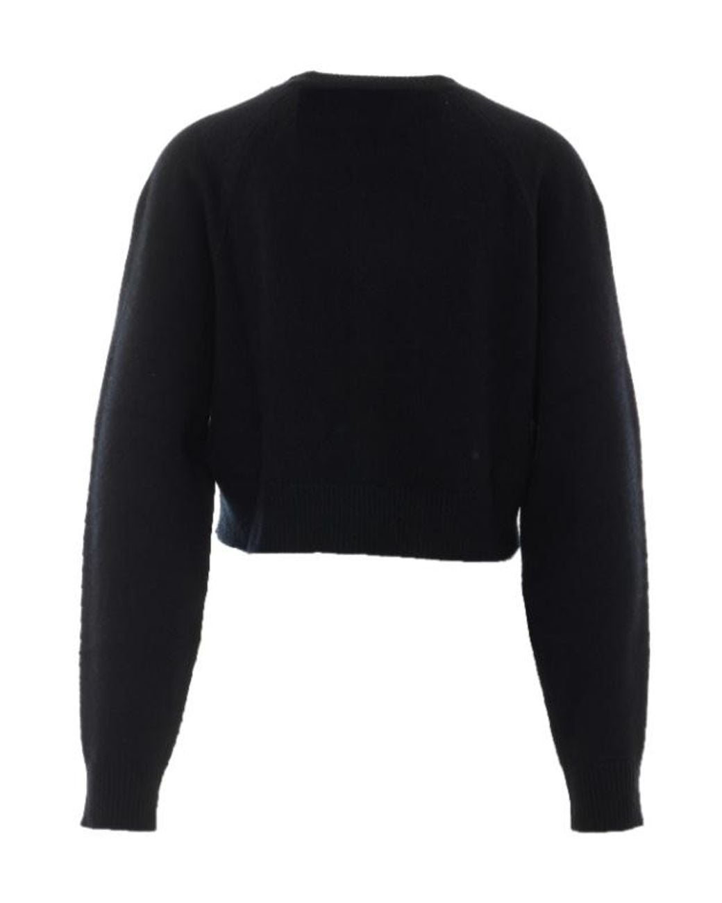 Loulou de Saison Black Heike Button-Up Cropped Cardigan
