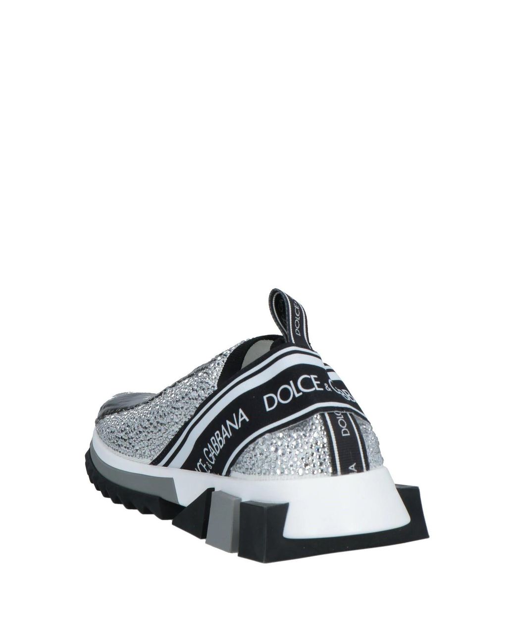 Dolce & Gabbana Black Two-Tone Canvas Shoes