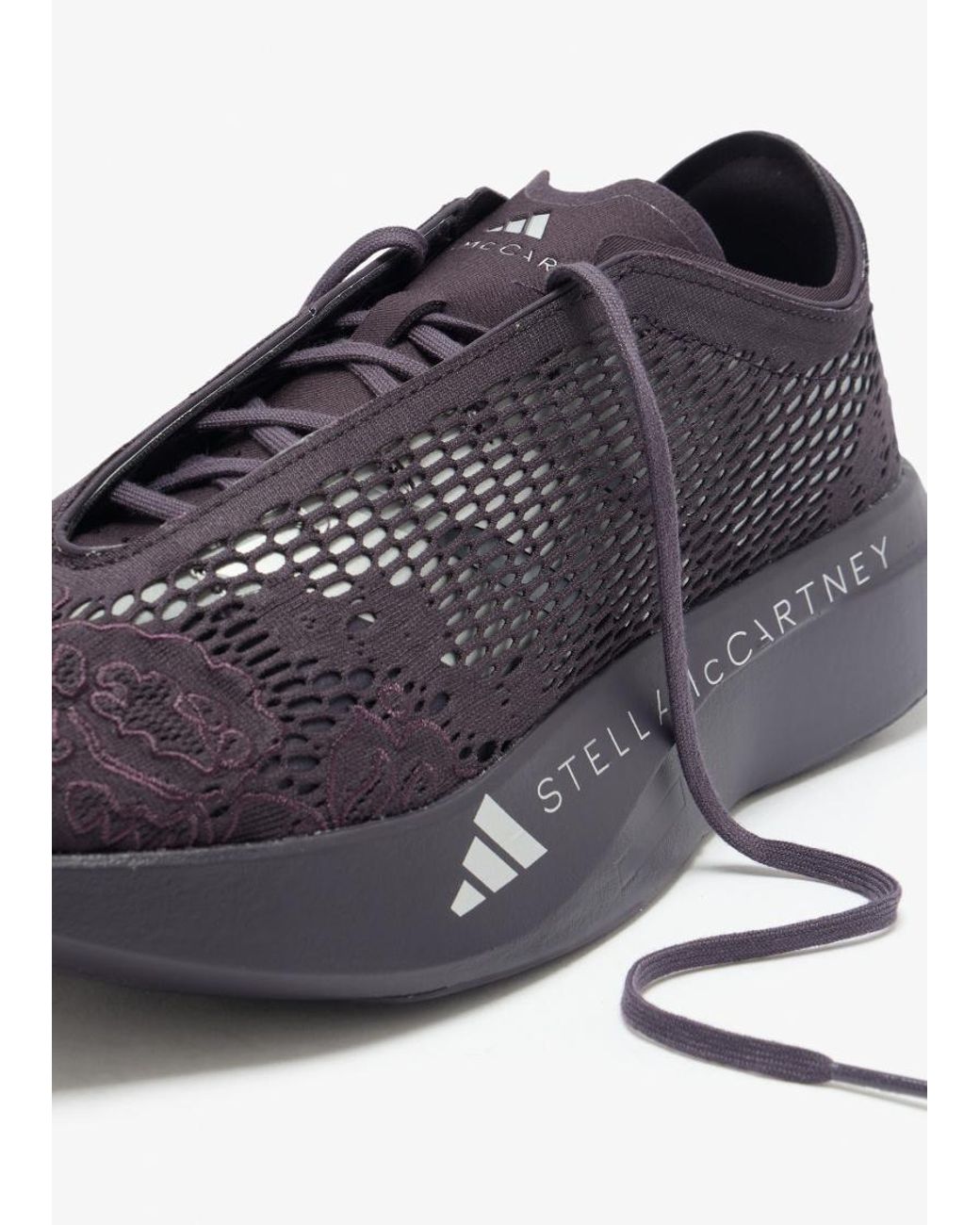 Adidas By Stella McCartney Black X Stella Mccartney Adizero Evo Mesh Sneakers