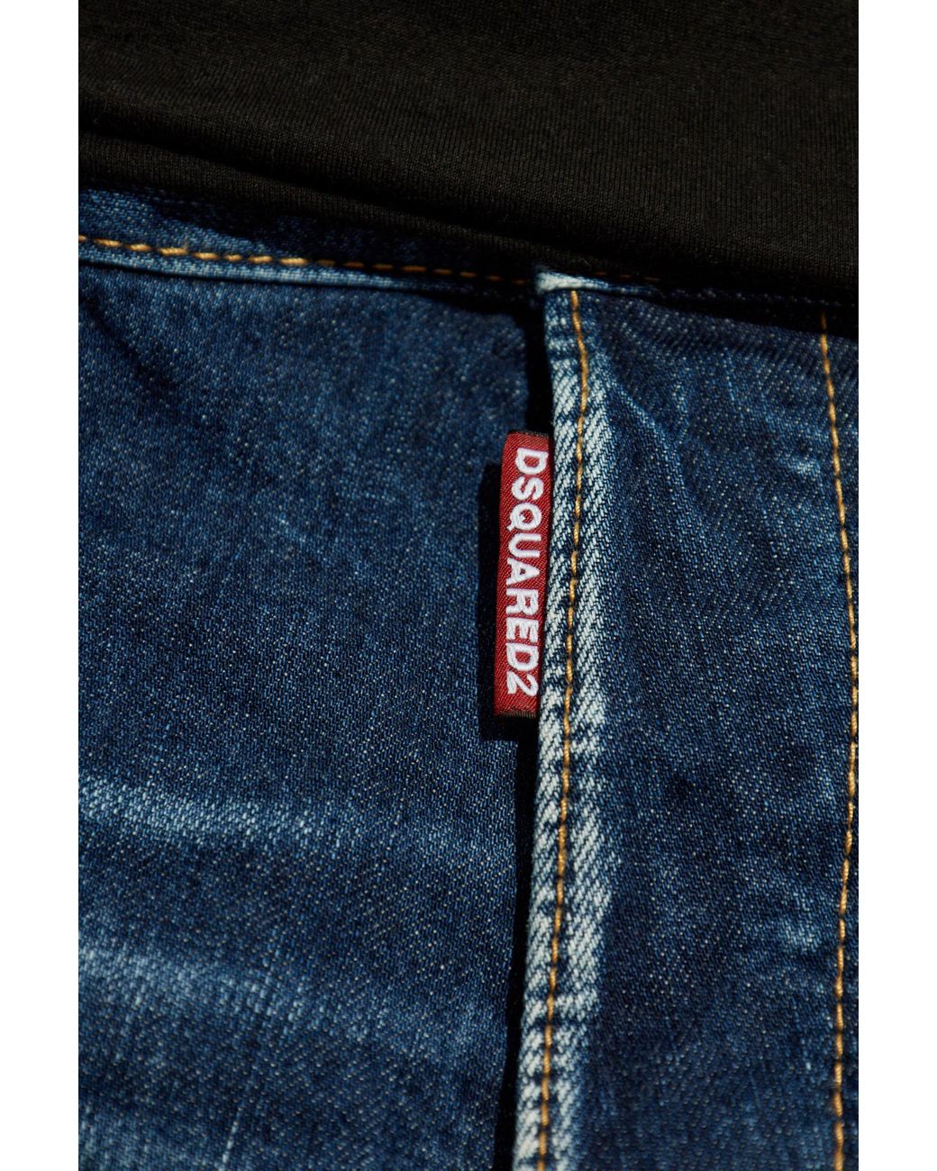 DSquared² Blue Loose Carpenter Jeans for men