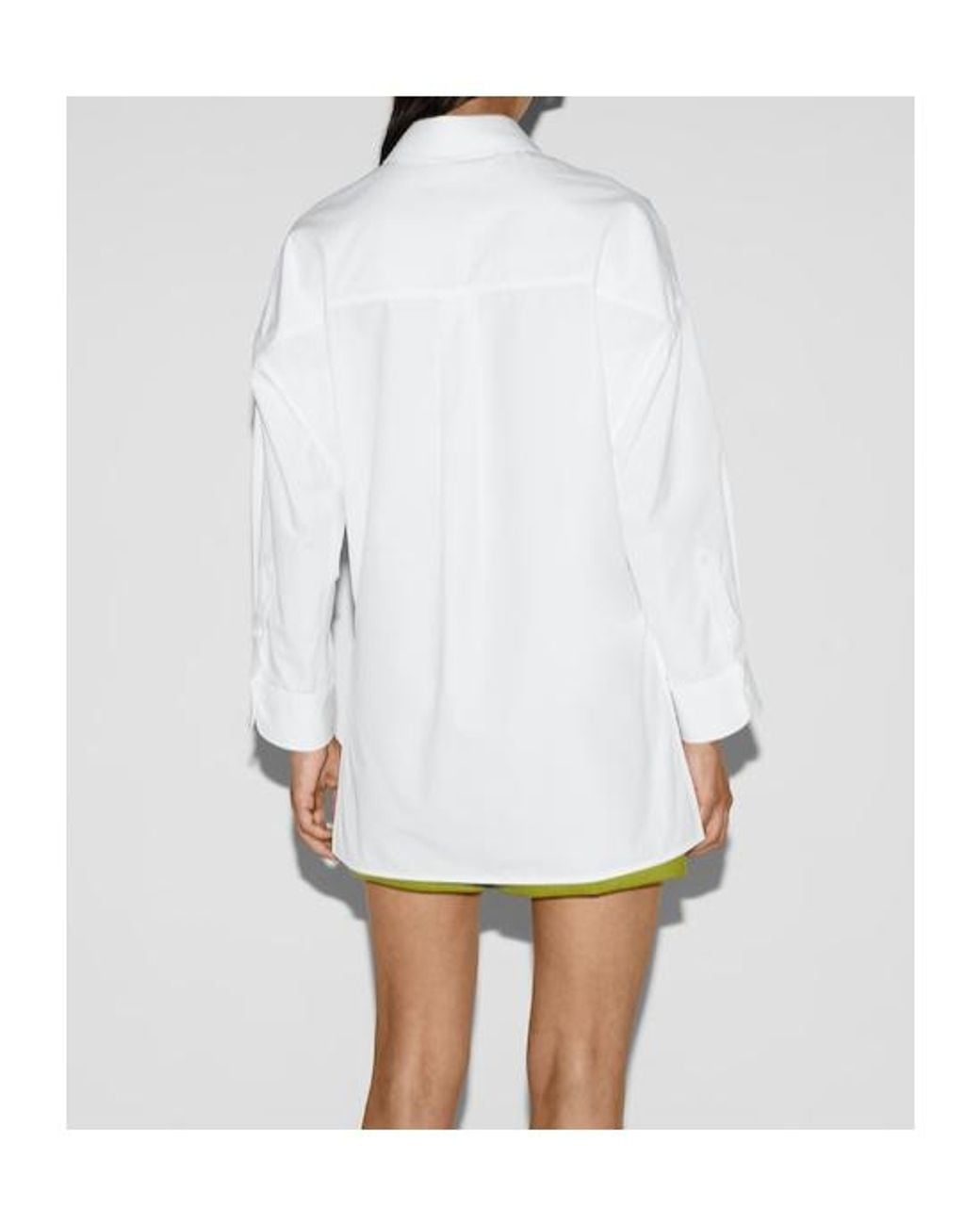 Gucci White Collared Long-Sleeve Shirt