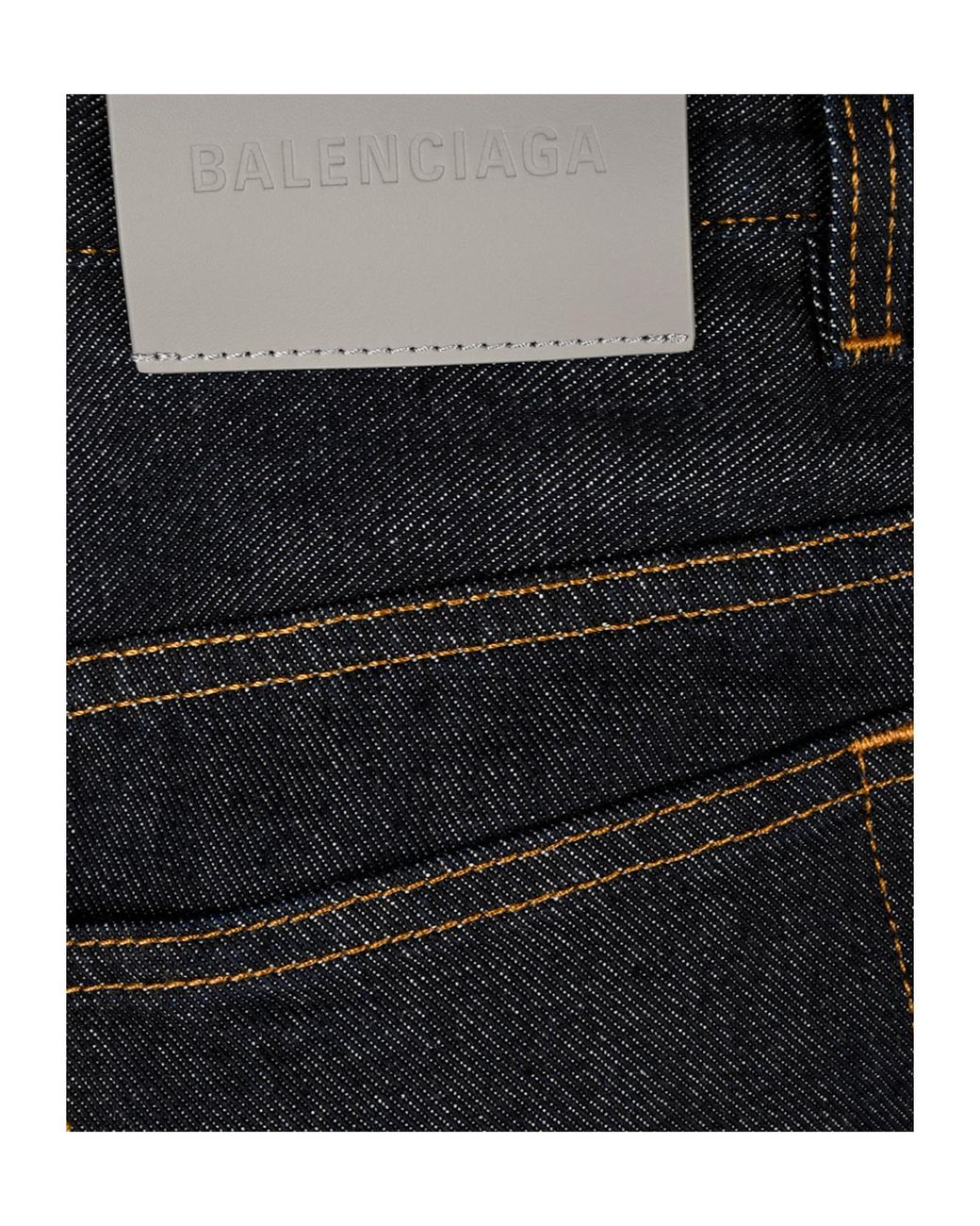 Balenciaga Black High-Rise Straight-Leg Jeans
