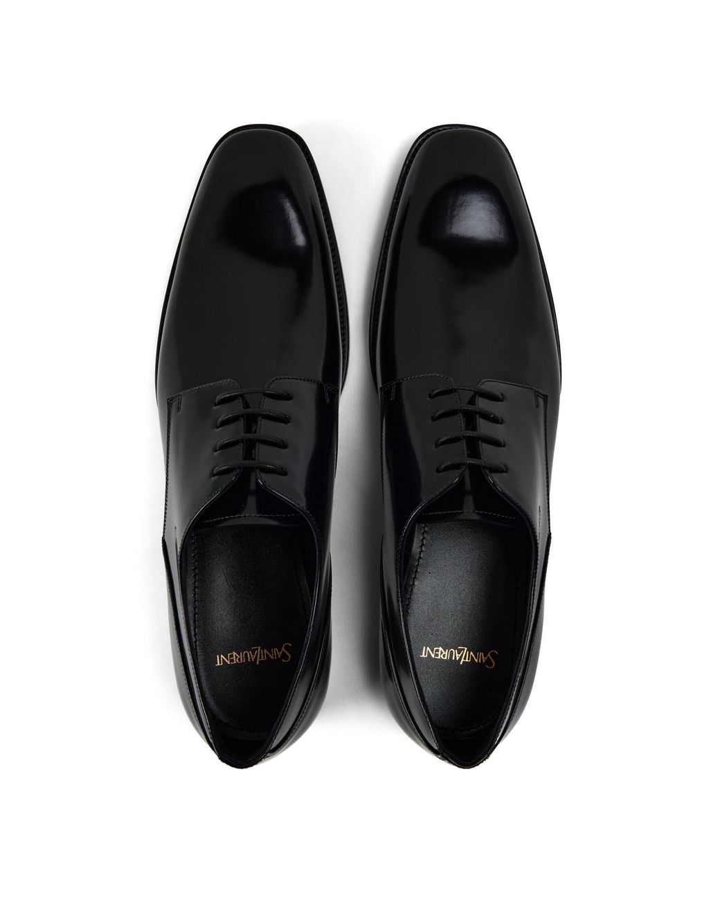 Saint Laurent Black Casual Derby Shoes for men