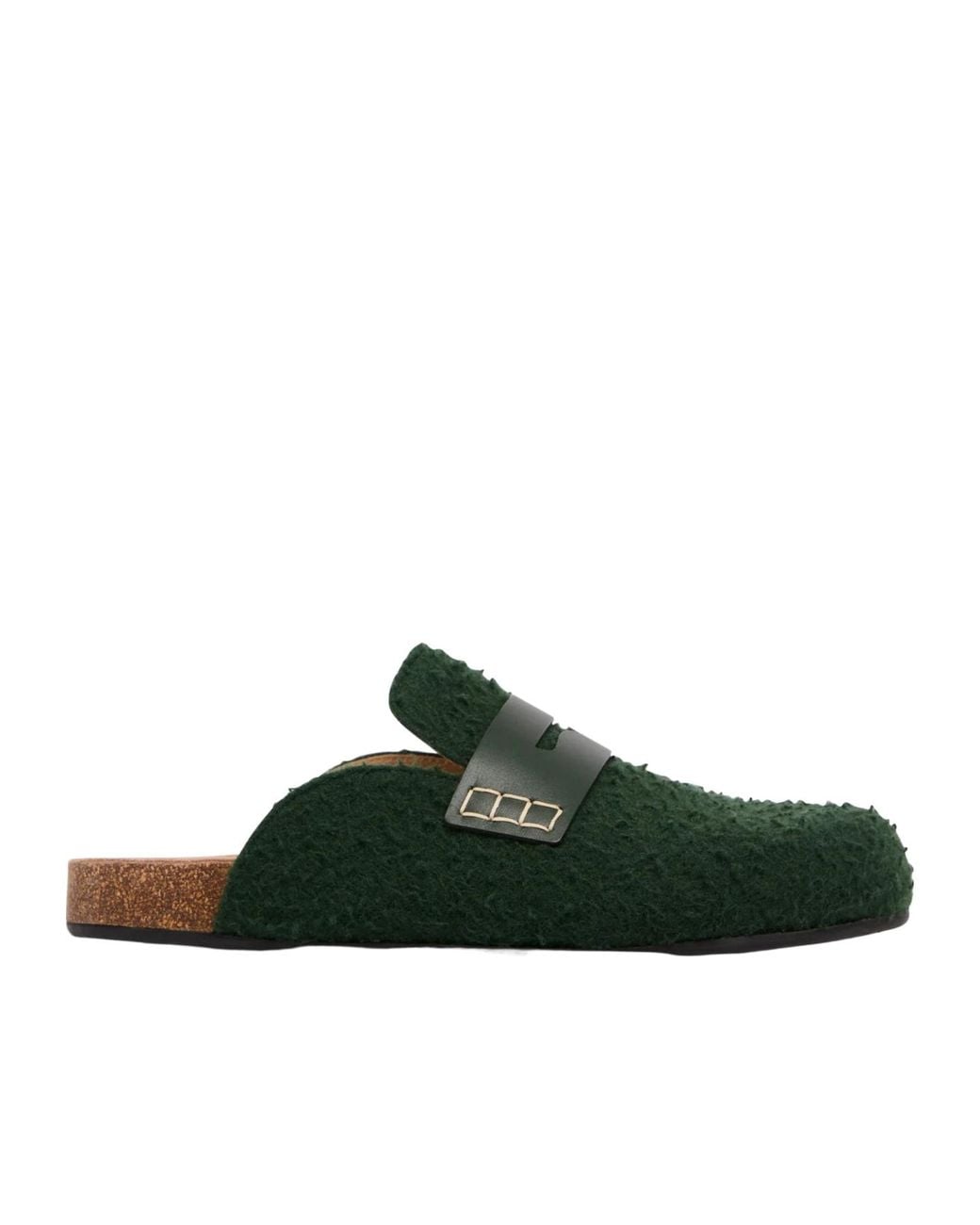 J.W. Anderson Green Jw Anderson Felt Mules