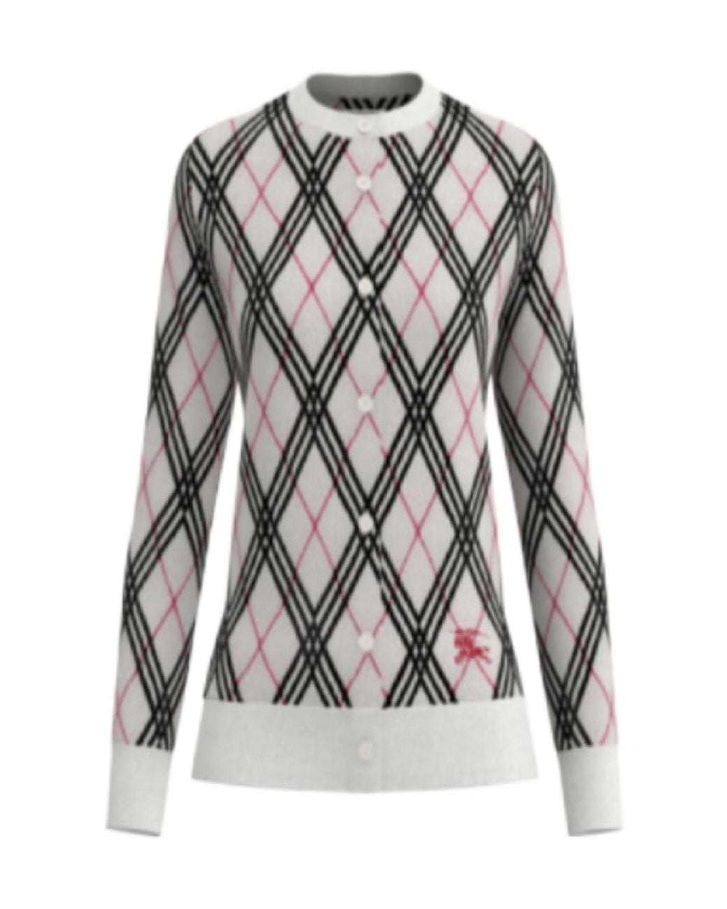 Burberry Gray Long-Sleeved Sweater