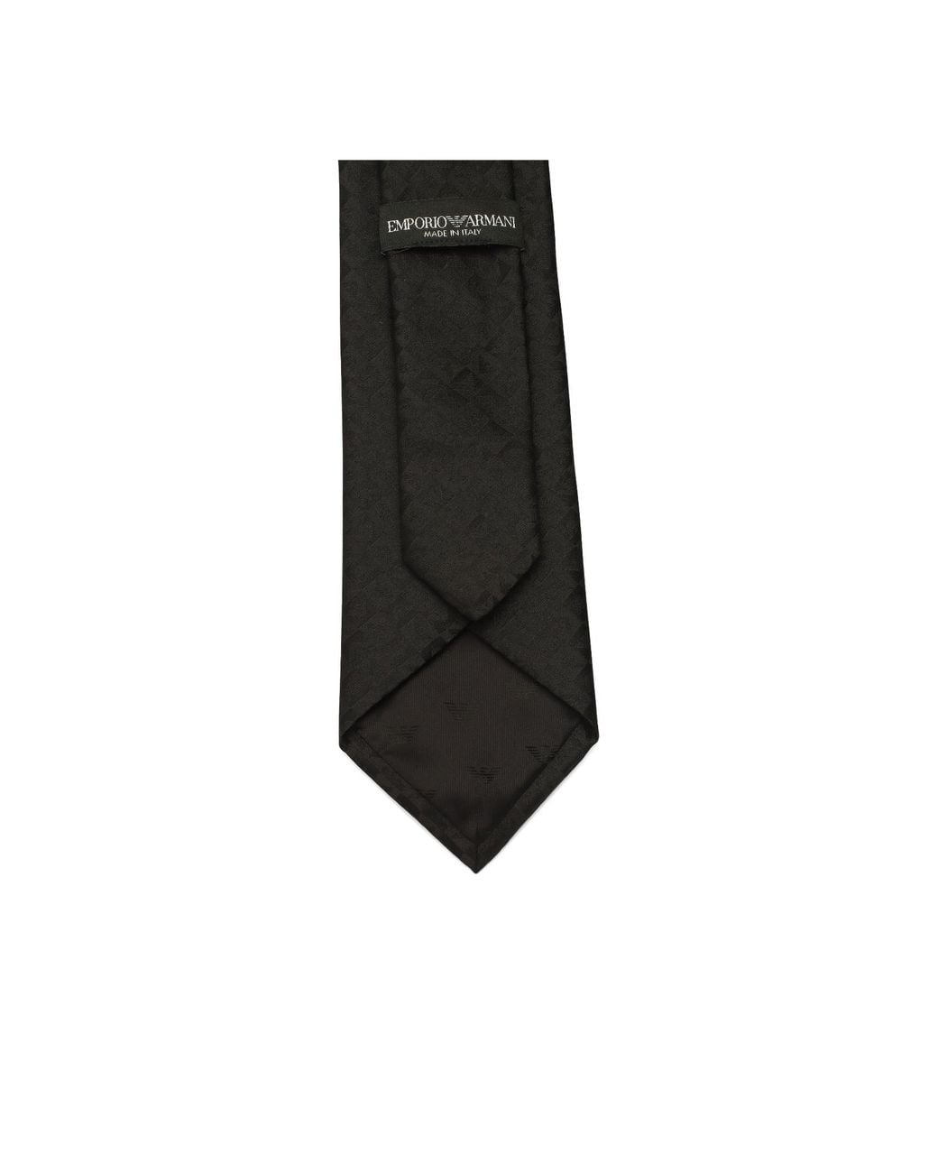 Emporio Armani Blue Jacquard Pattern Pointed Tip Tie for men