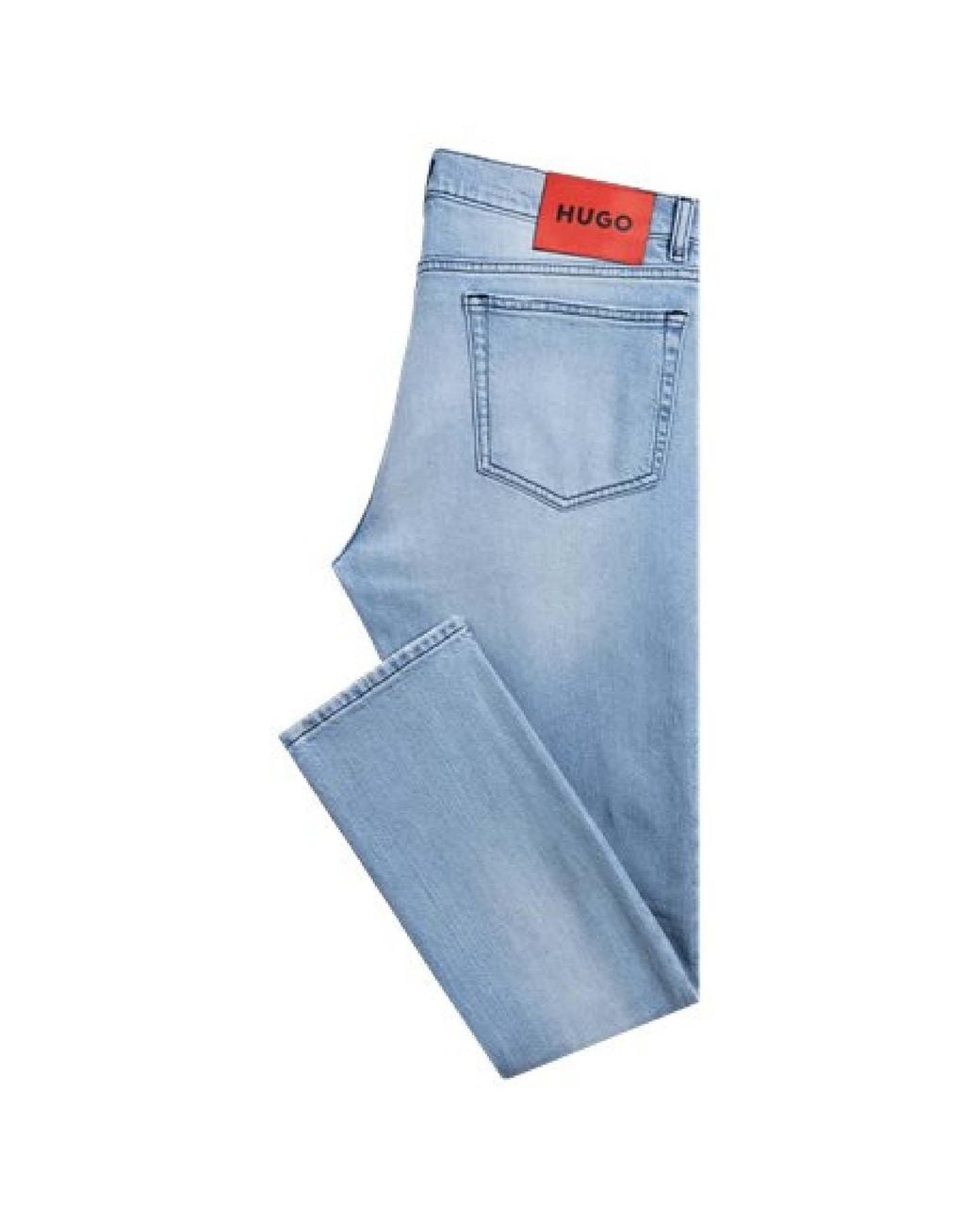 Boss Blue Solidcolor Jeans for men