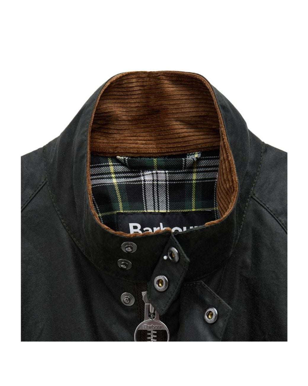 Barbour Black Blouson Transport Waxed Jacket for men