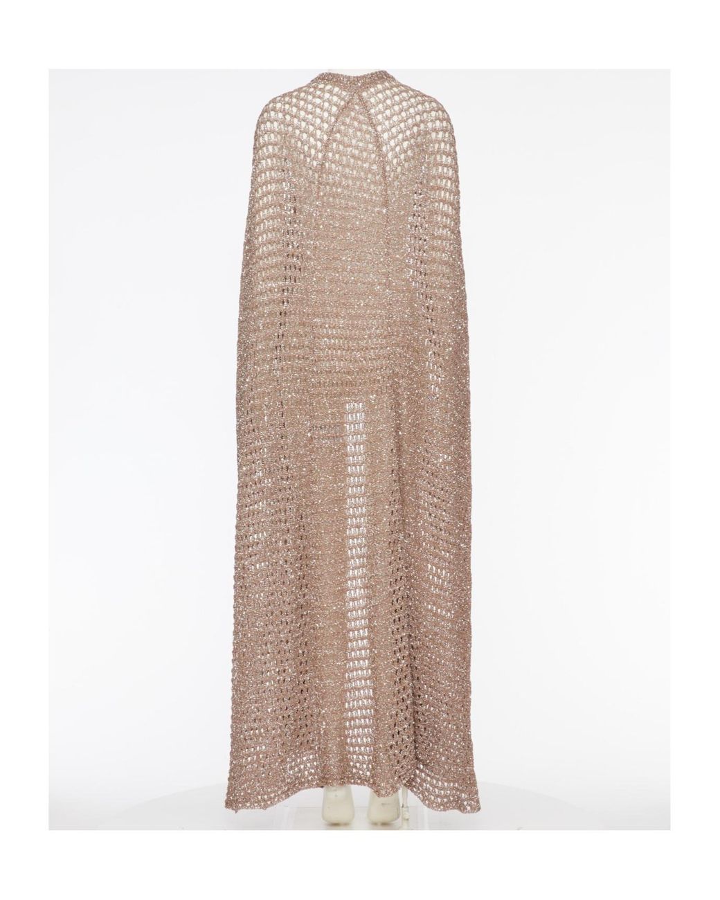 Valentino Natural Round Neck Cape