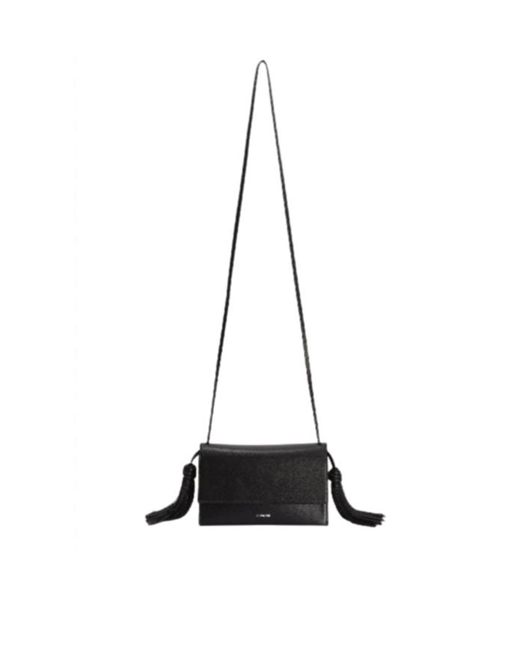 Jil Sander White Tassel Crossbody Bag