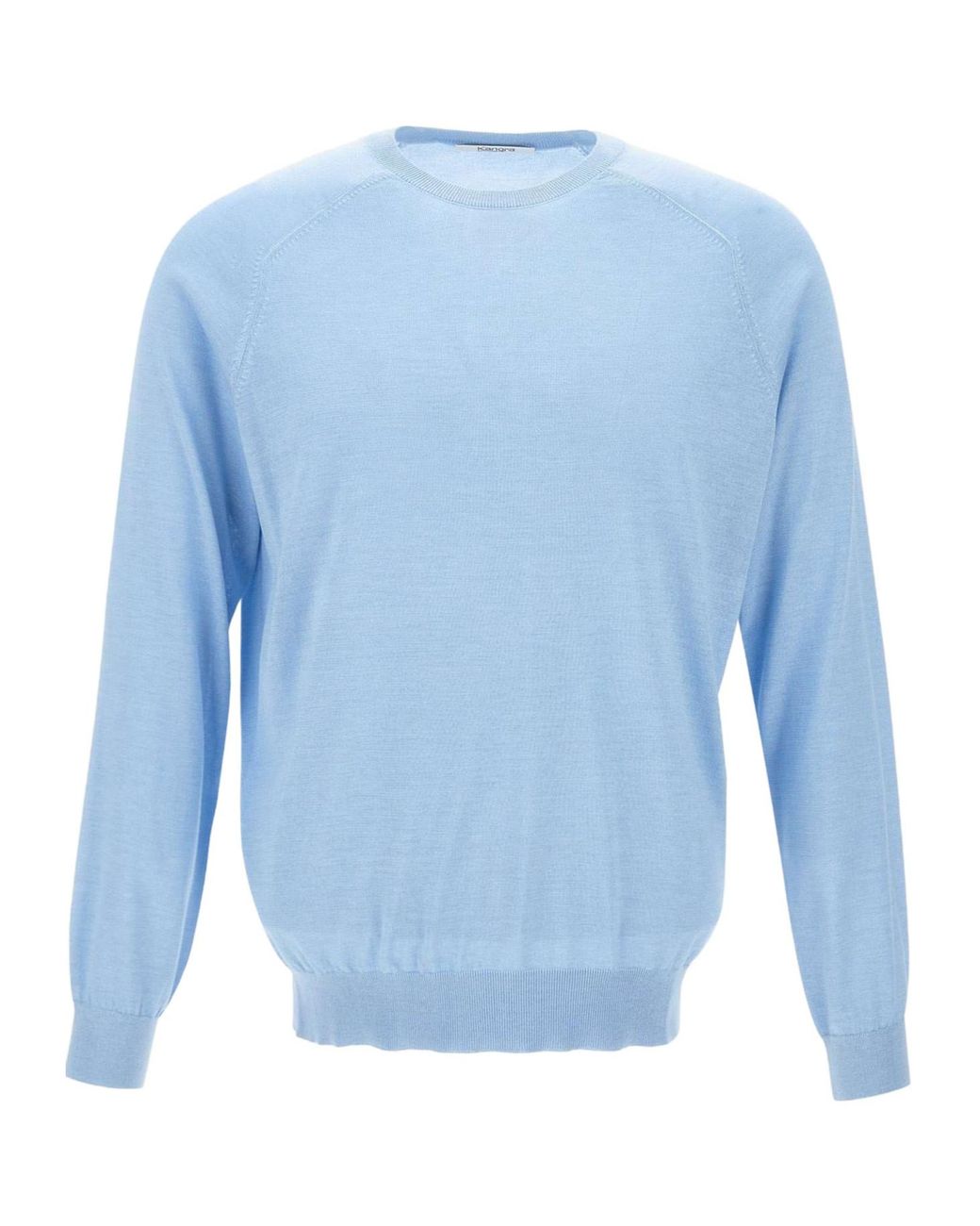 Kangra Cashmere Blue Kangra Crew Neck Knitwear for men