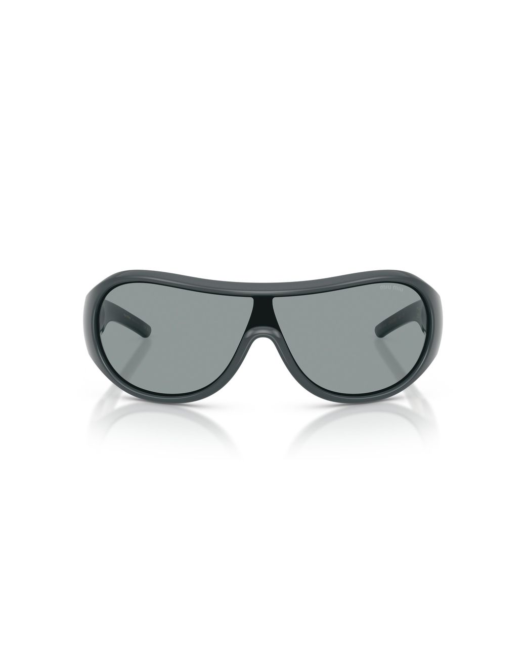 Miu Miu White Eyewear Ivresse Oversized Sunglasses