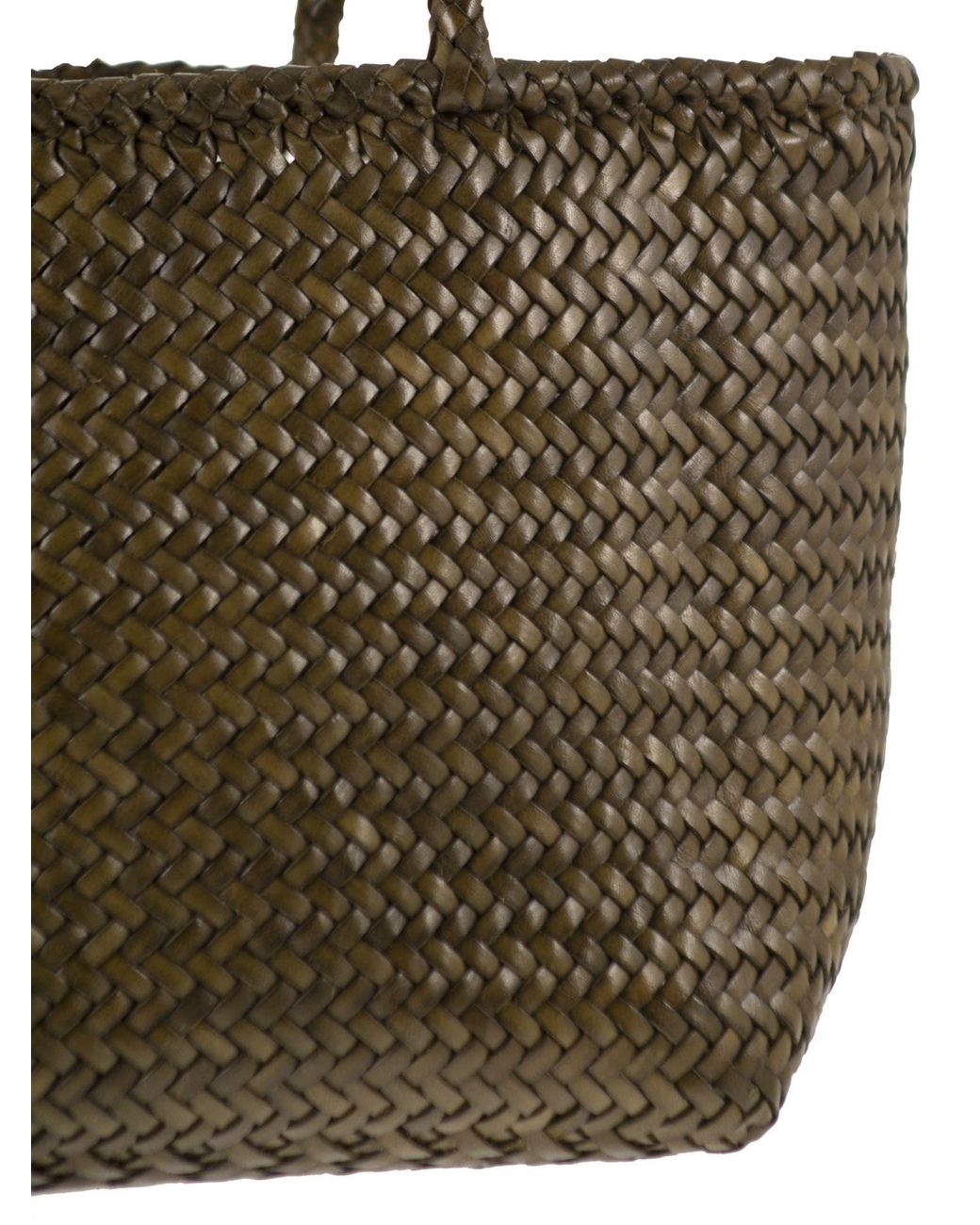 Dragon Diffusion Green Grace Small Basket Bag