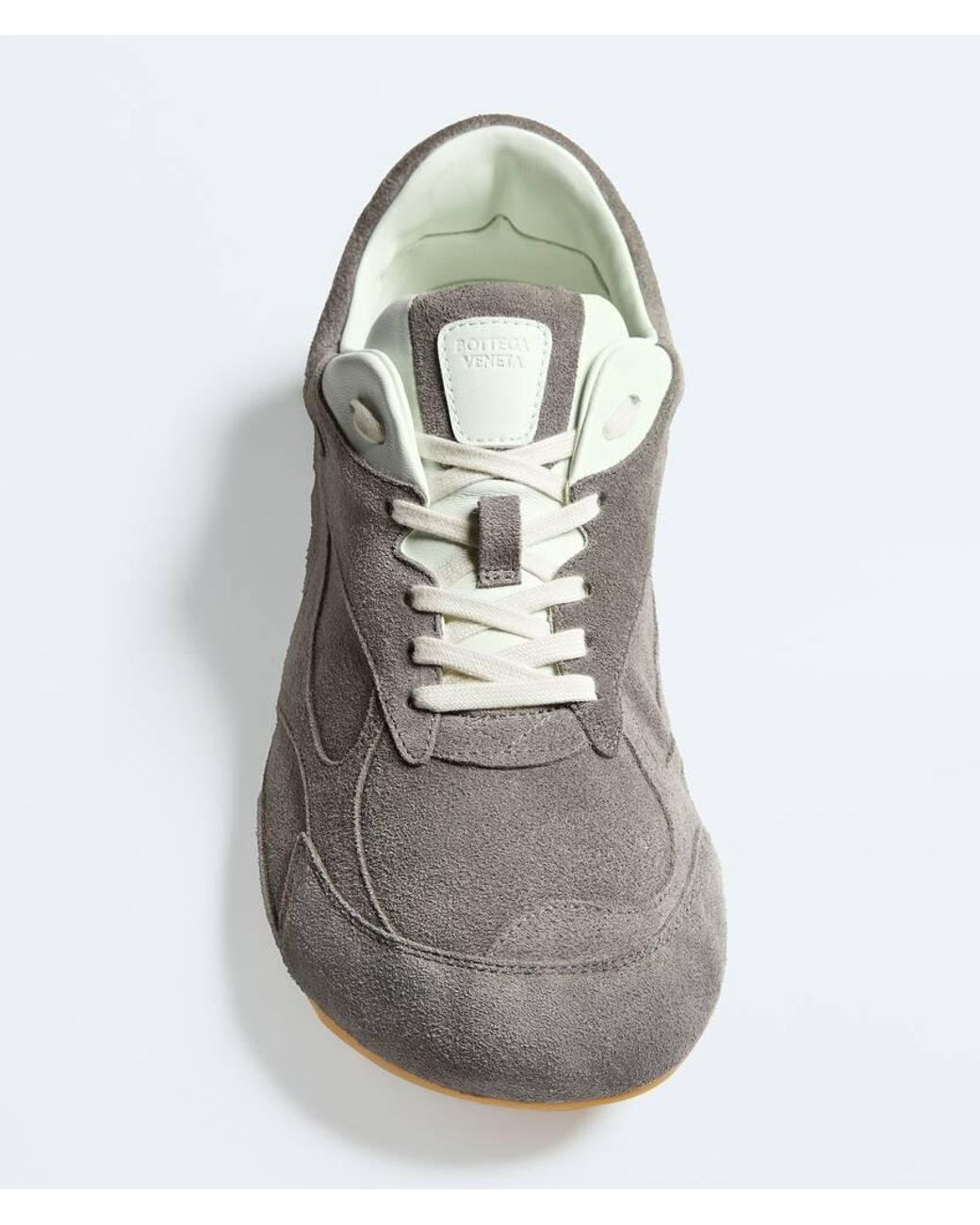 Bottega Veneta Gray Panelled Low-Top Sneakers for men