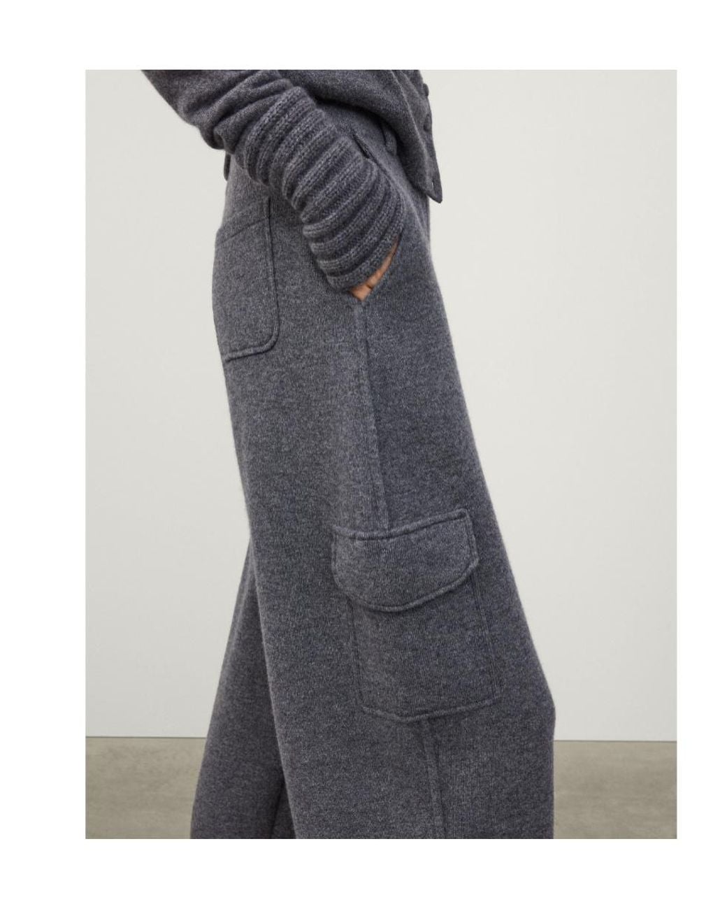 Lisa Yang Gray Azaria Elasticized Pants