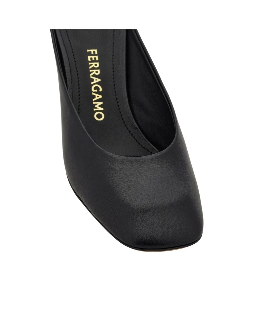 Ferragamo Black Ferragamo S-Shaped Heeled Mules