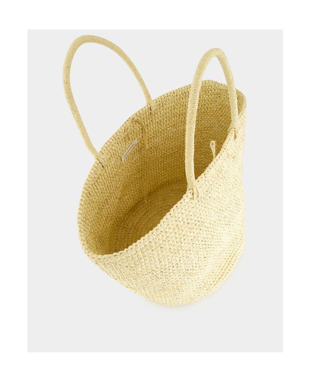 Sensi Studio Metallic Maxi Woven-Straw Tote Bag