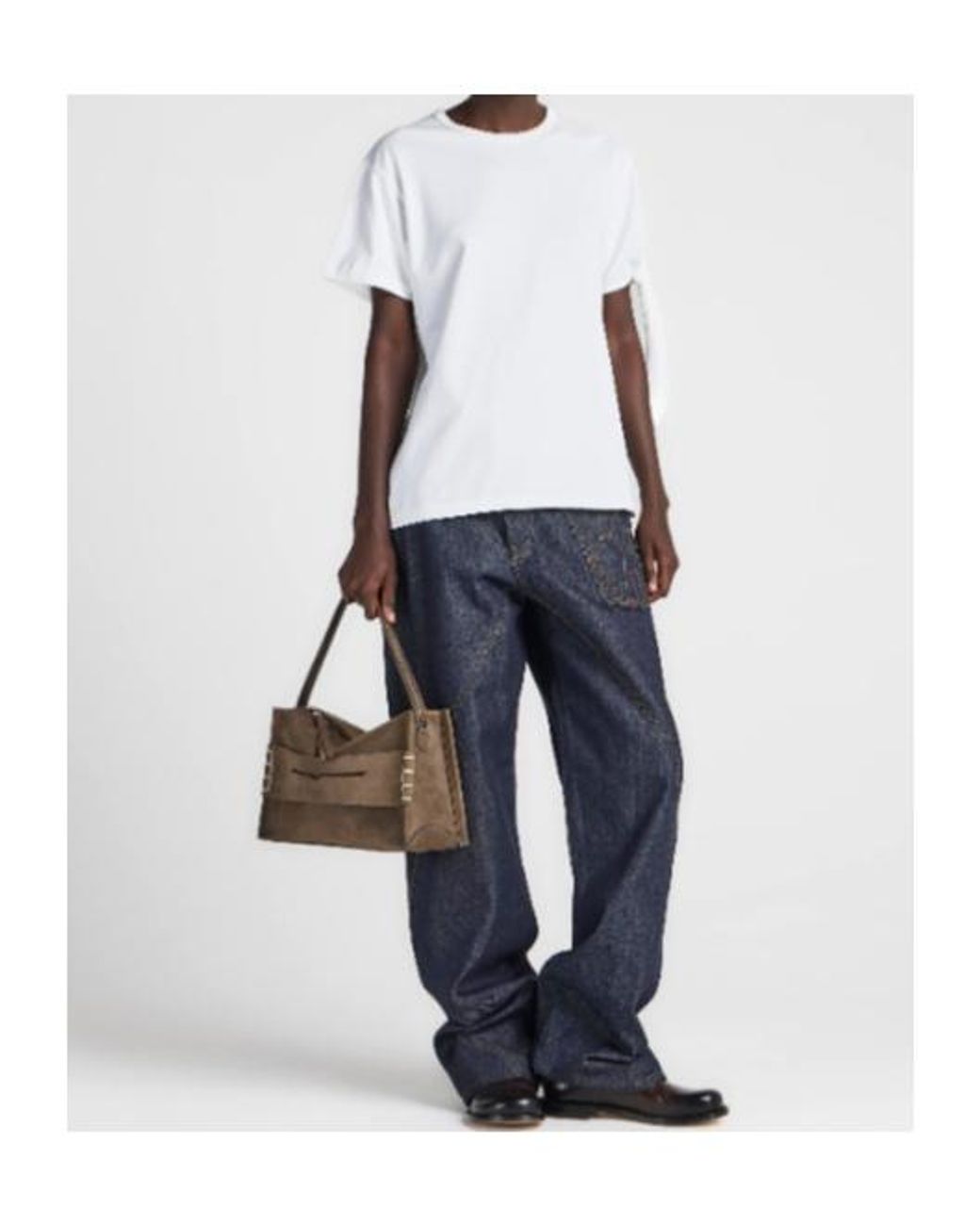 J.W. Anderson White Jw Anderson Sleeve Knot T-Shirt