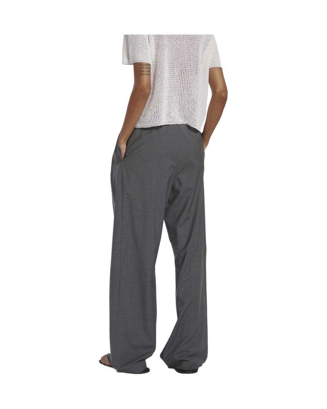 Barena Gray Casual Pants With Belt Loops