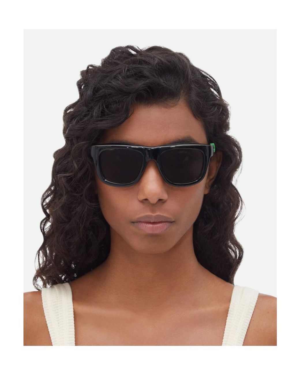 Bottega Veneta Black Eyewear Mitre Sunglasses for men