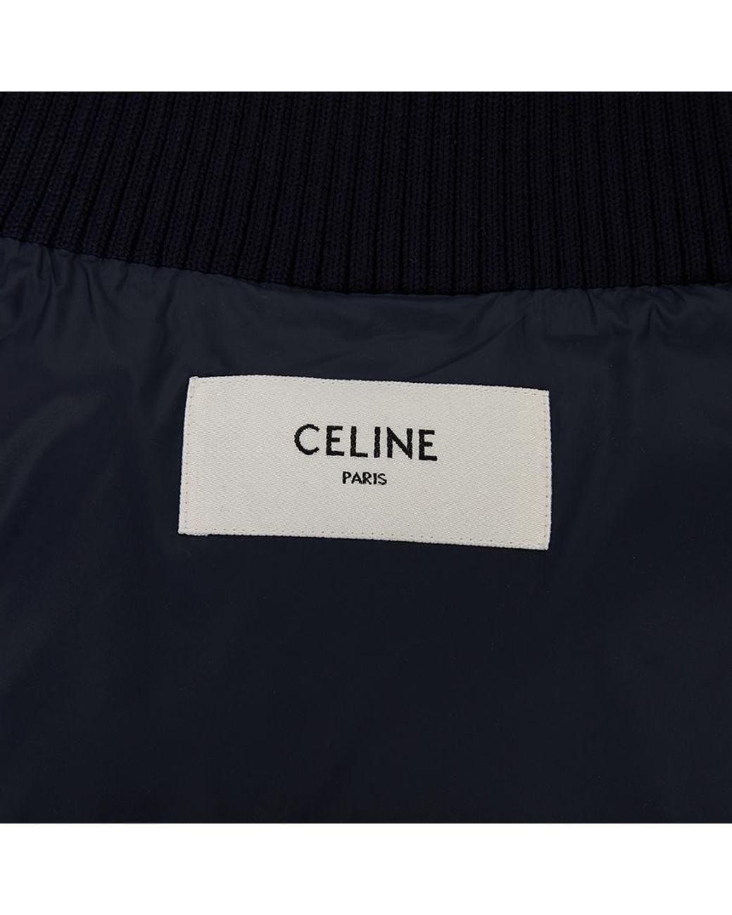 Céline Blue Puffer Jacket
