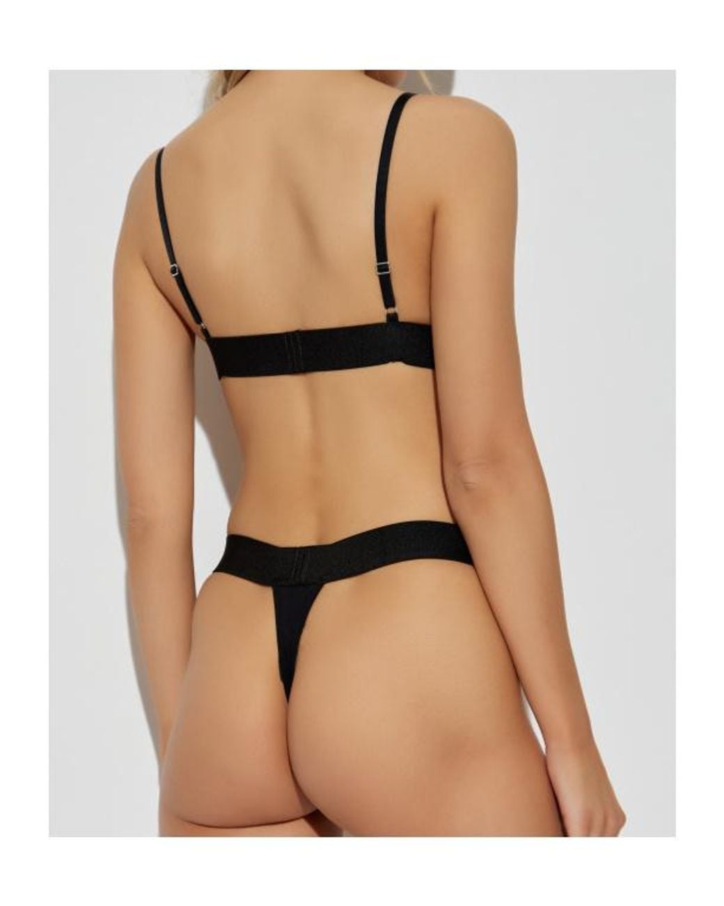 DSquared² Black Logo Bra
