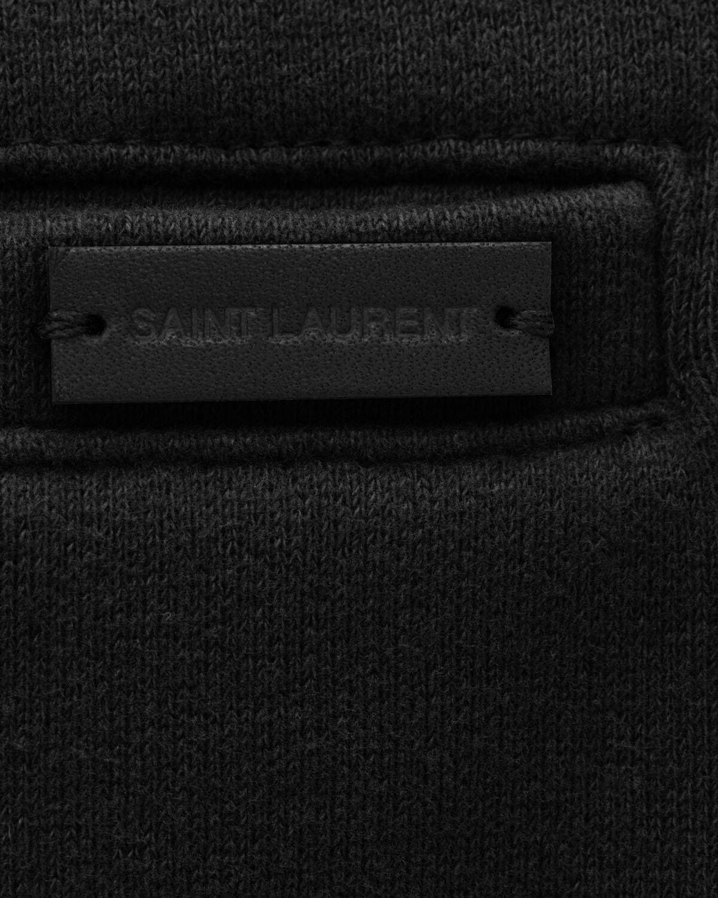 Saint Laurent Black Cassandre Bermuda Shorts for men