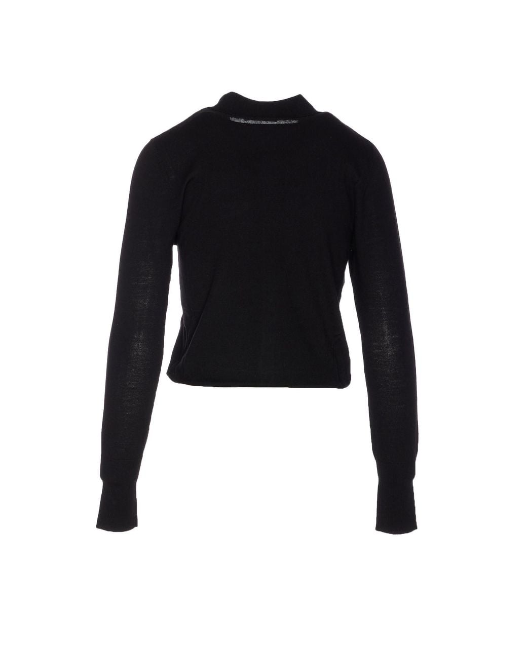 Patrizia Pepe Black Long Sleeve Knitwear