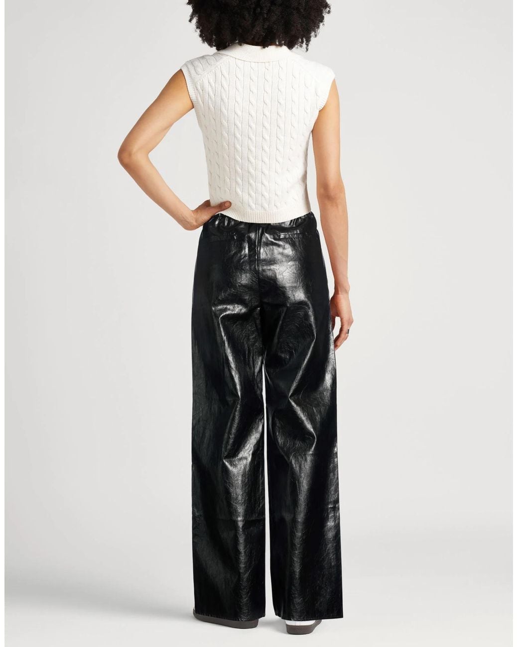 Weekend by Maxmara Black Wide-Leg Trousers