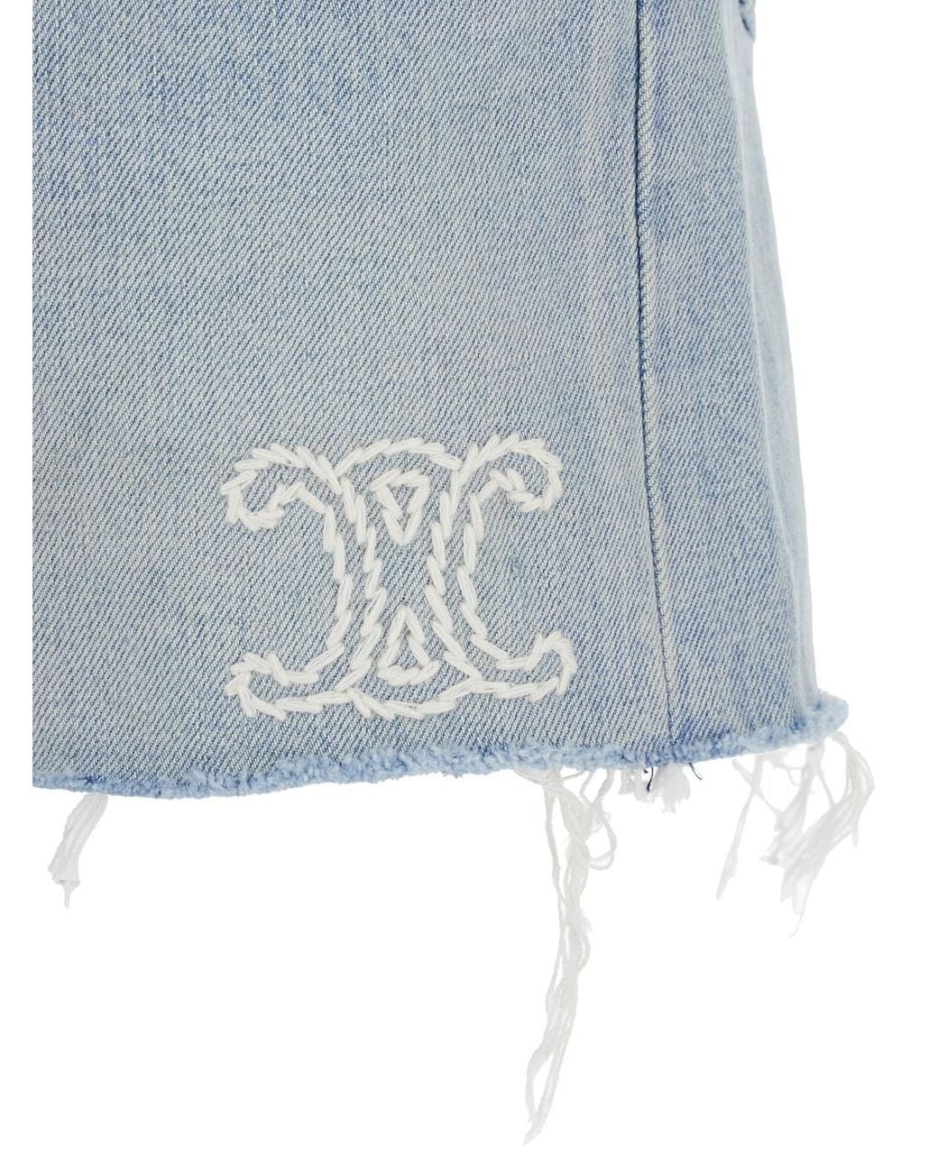 Céline Blue Skate Shorts