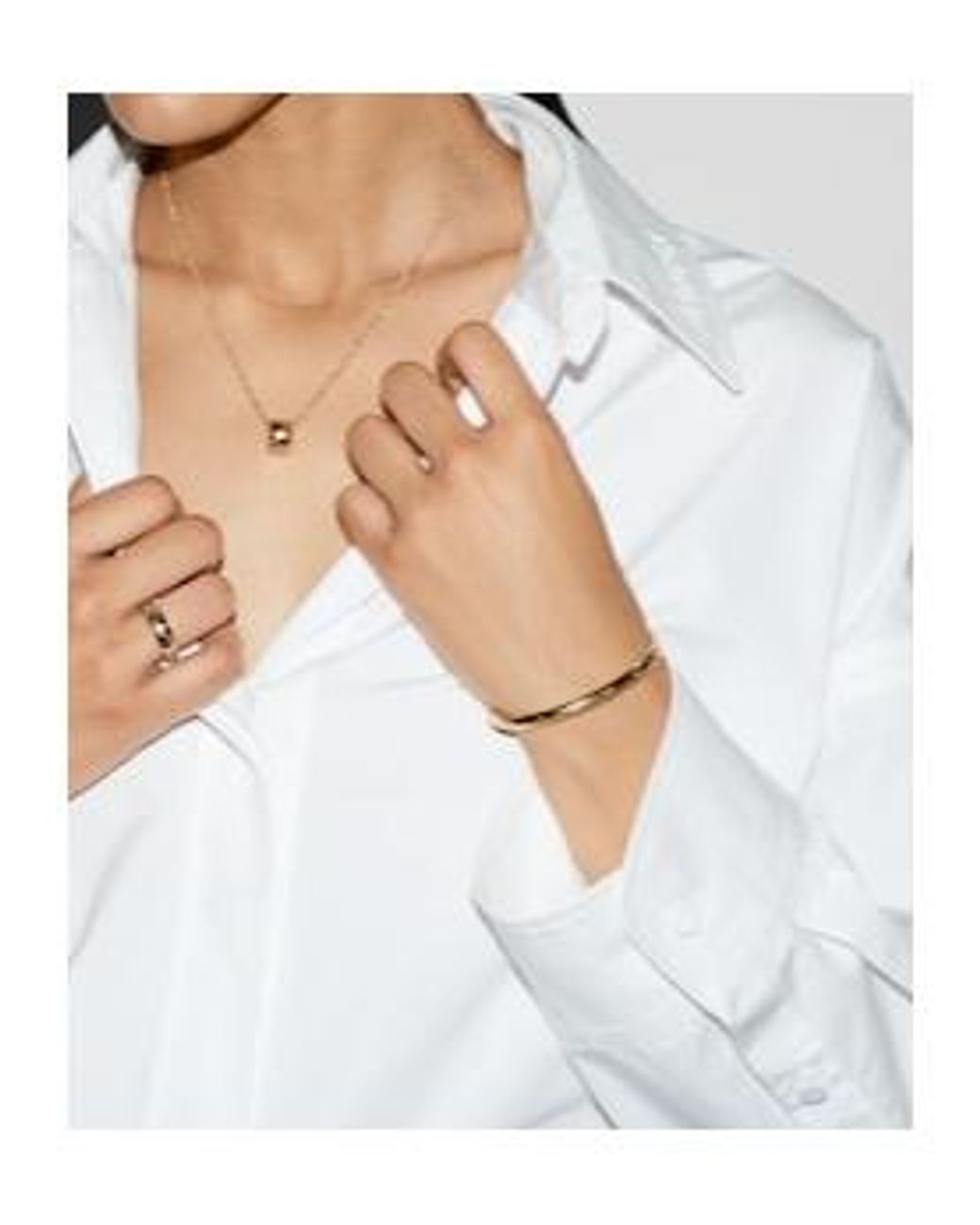 Gucci Metallic Icon 18K Gg Necklace