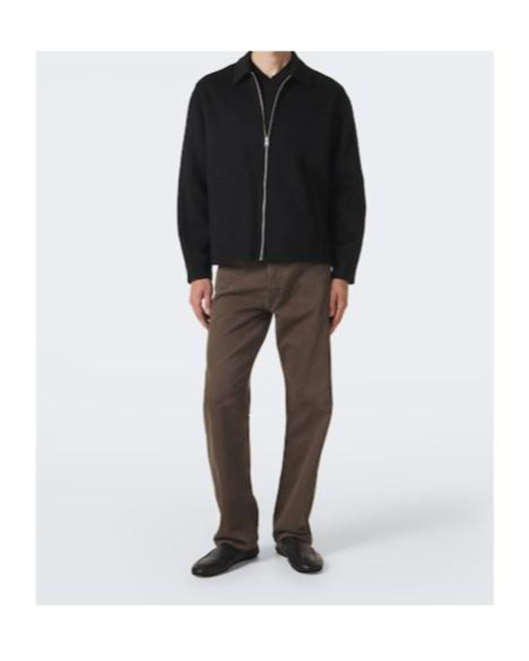 FRAME Black Wool Jacket for men