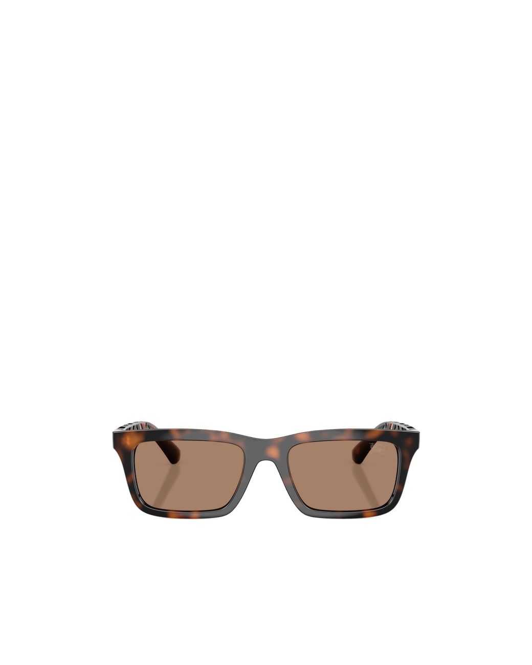Burberry Brown Eyewear Rectangle Frame Sunglasses for men