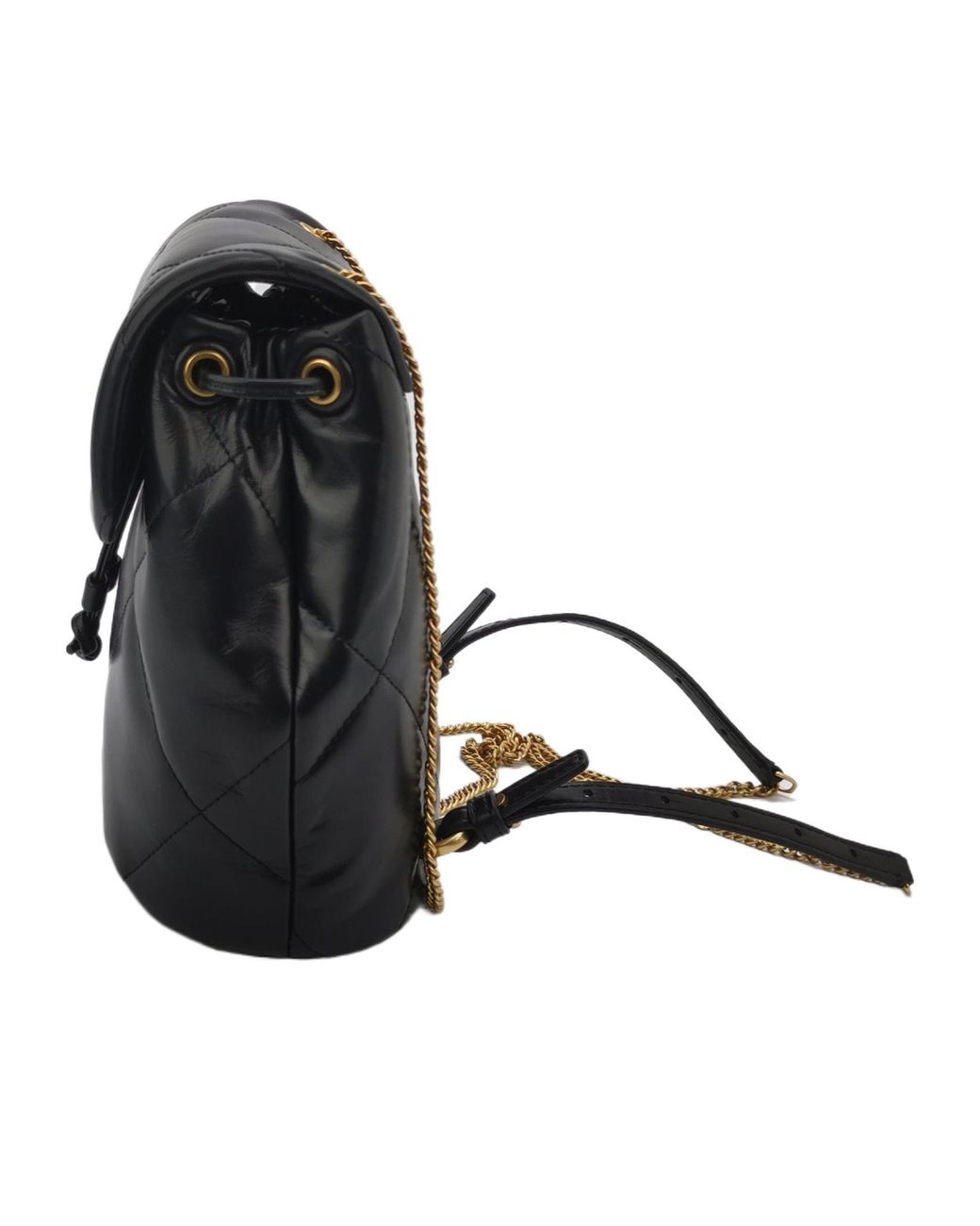 Tory Burch Black Kira Logo Plaque Mini Backpack