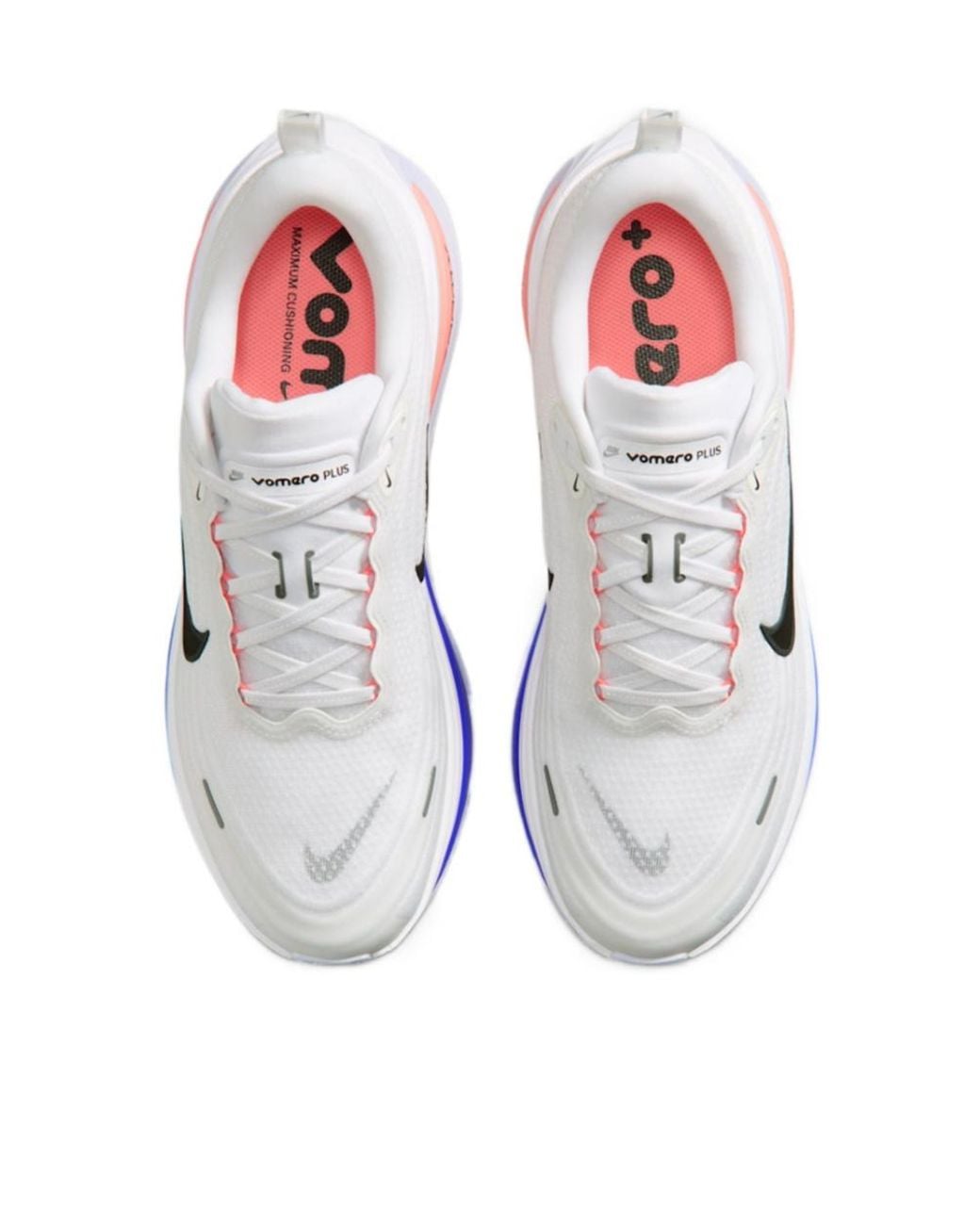 Nike White Vomero Plus Road Running Shoes for men