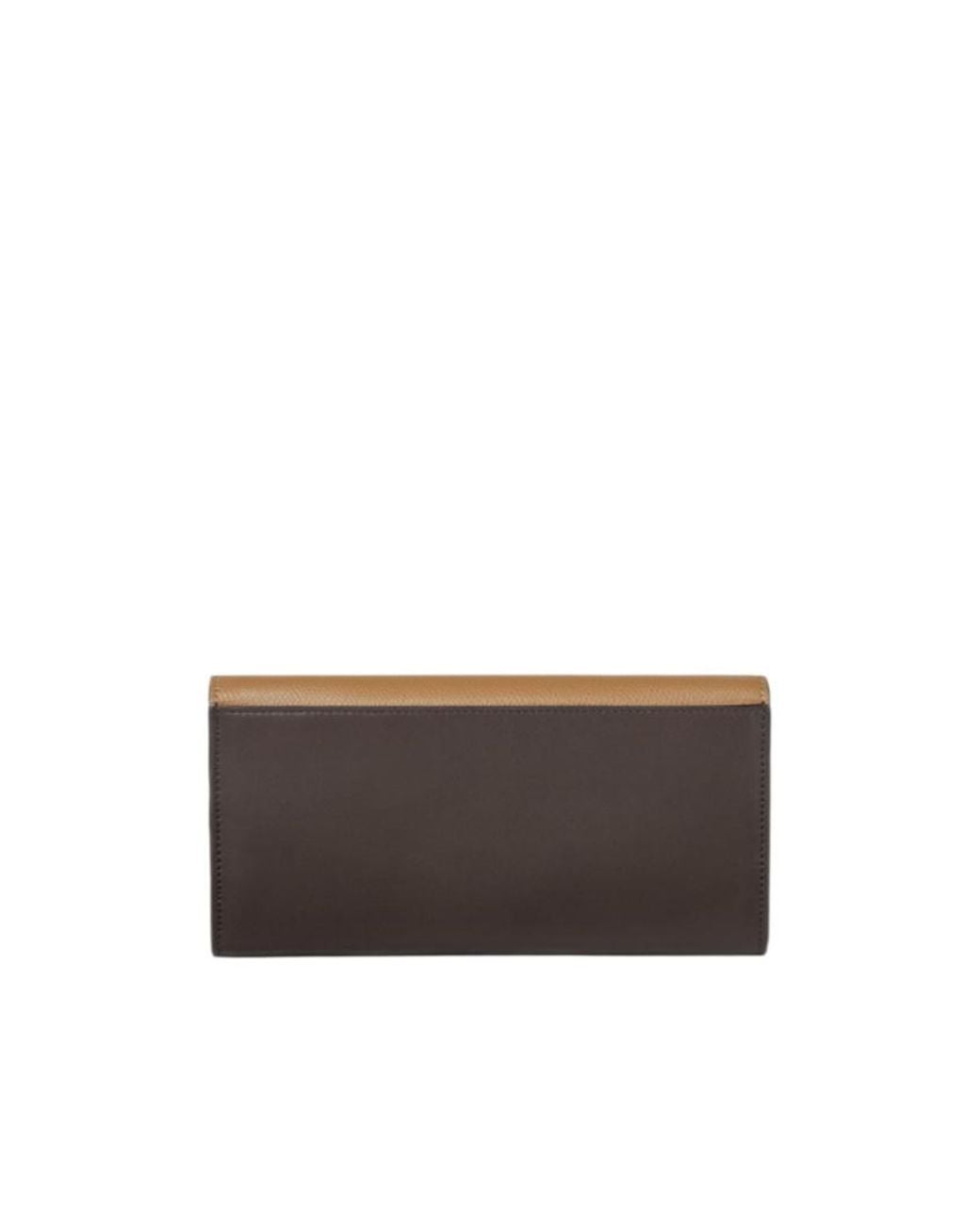 Fendi White Ff Diamonds Chain-Linked Continental Wallet