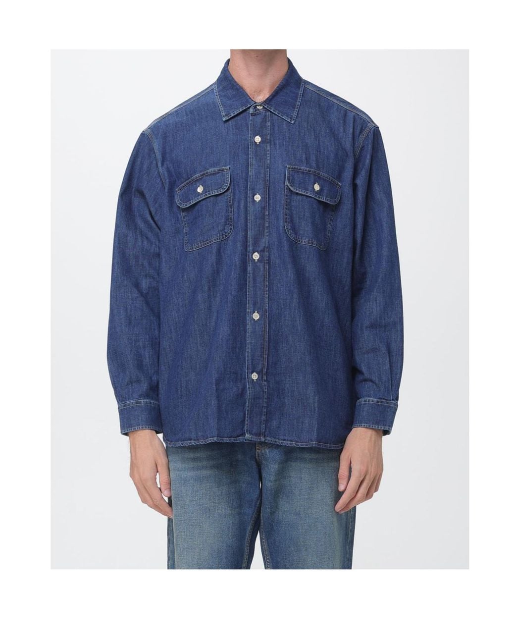 Our Legacy Blue Tasco Relaxed Shirt for men