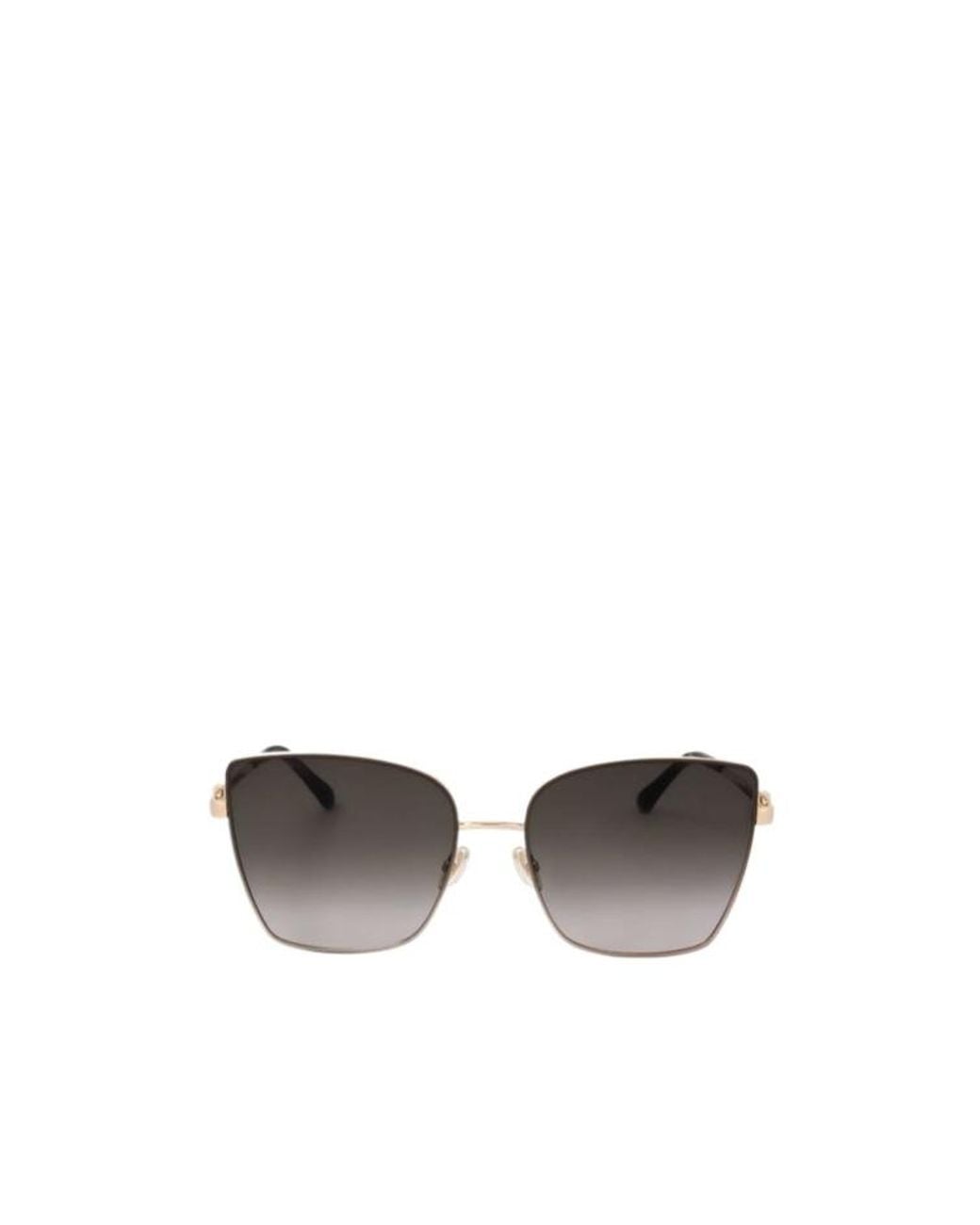 Jimmy Choo Metallic Eyewear Vella Square Frame Sunglasses
