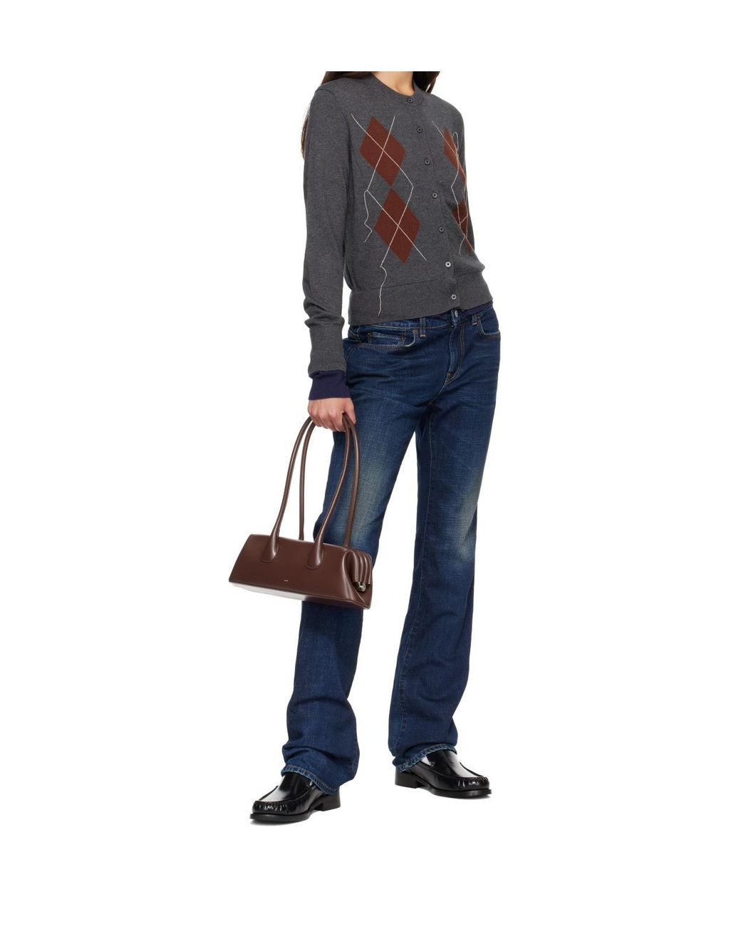 Acne Blue Belt Loop Jeans