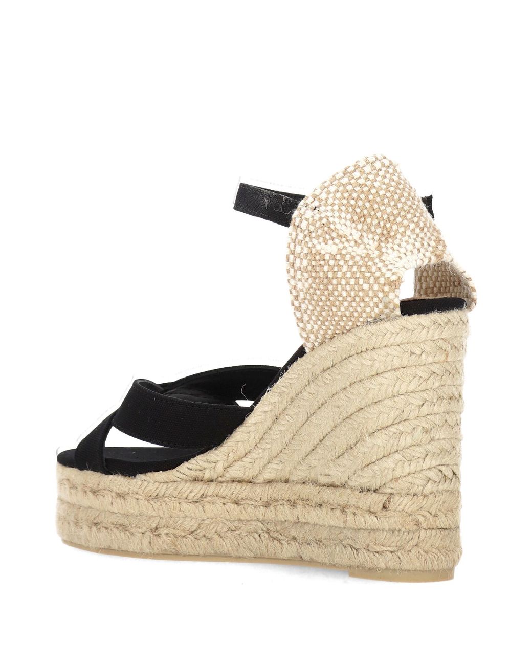 Castaner Metallic Castañer Bruna Wedge Espadrille Sandals