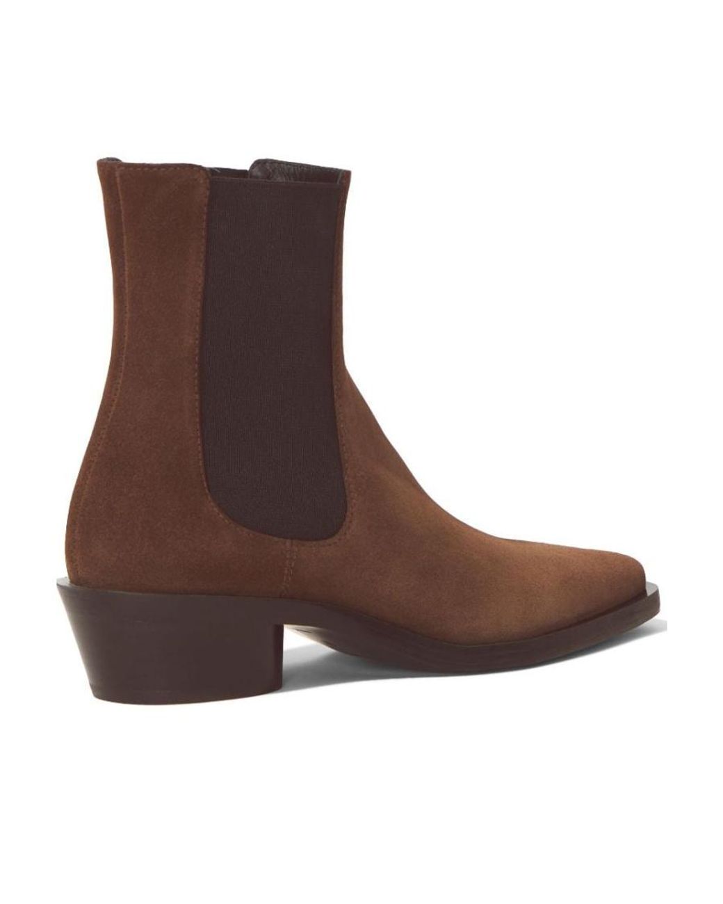 Proenza Schouler Brown Pointed Toe Chelsea Boots