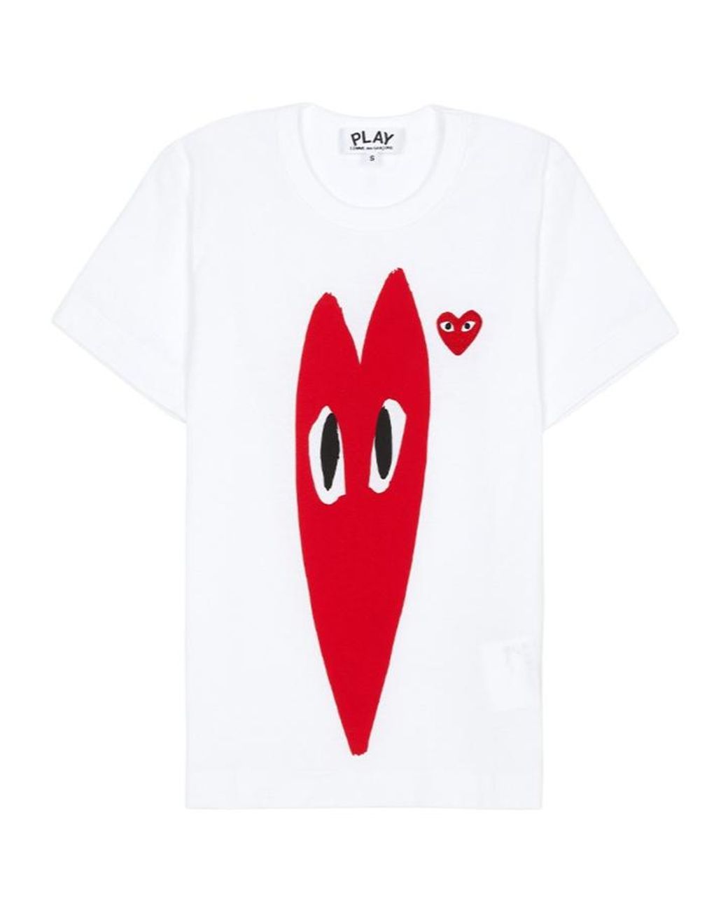 Comme des Garçons Red Short-Sleeved T-Shirt