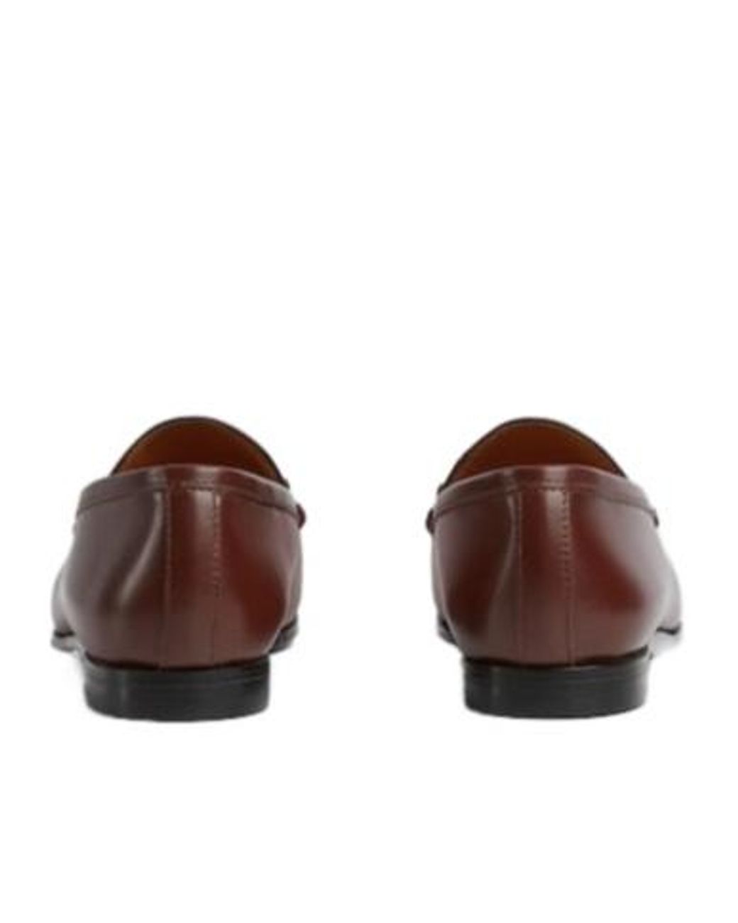 Gucci Brown Jordaan Horsebit Loafers