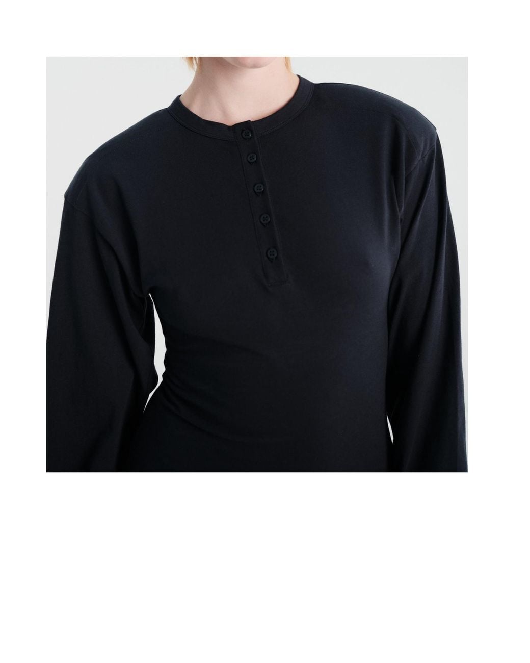 Paloma Wool Blue Long-Sleeve Polo Shirt